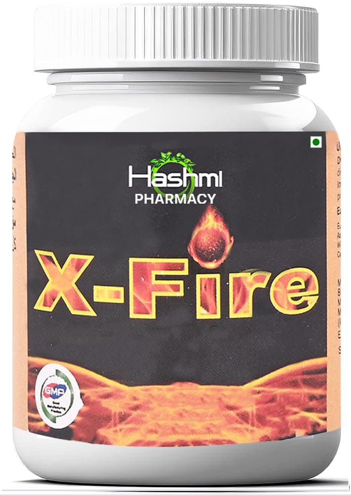Hashmi Pharmacy X-Fire Capsule for Strength, Stamina, Energy, Power Men Pack of 1 20 Capsule