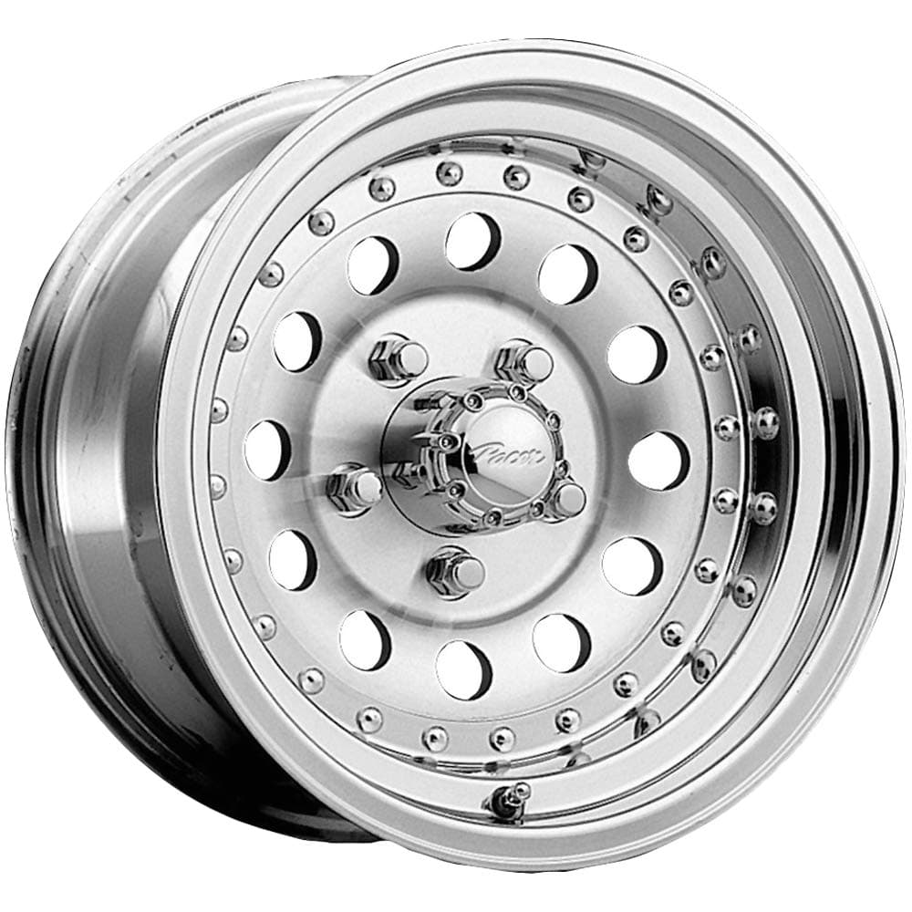 Pacer 162M ALUMINUM MOD Wheel with Machined Finish (15x8"/5x5.5", -20mm Offset)