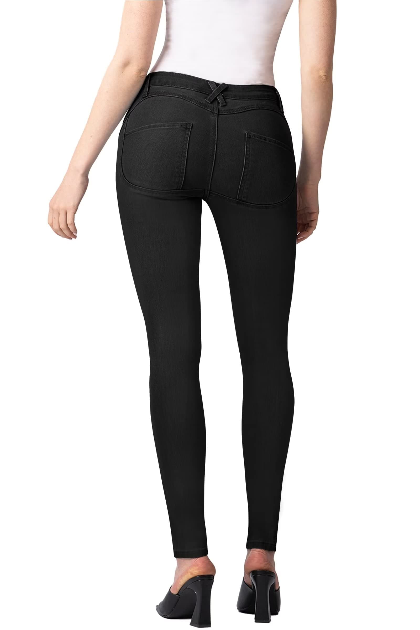 Hybrid & Company Women's Extreme Butt Lift Stretch Denim Jeans