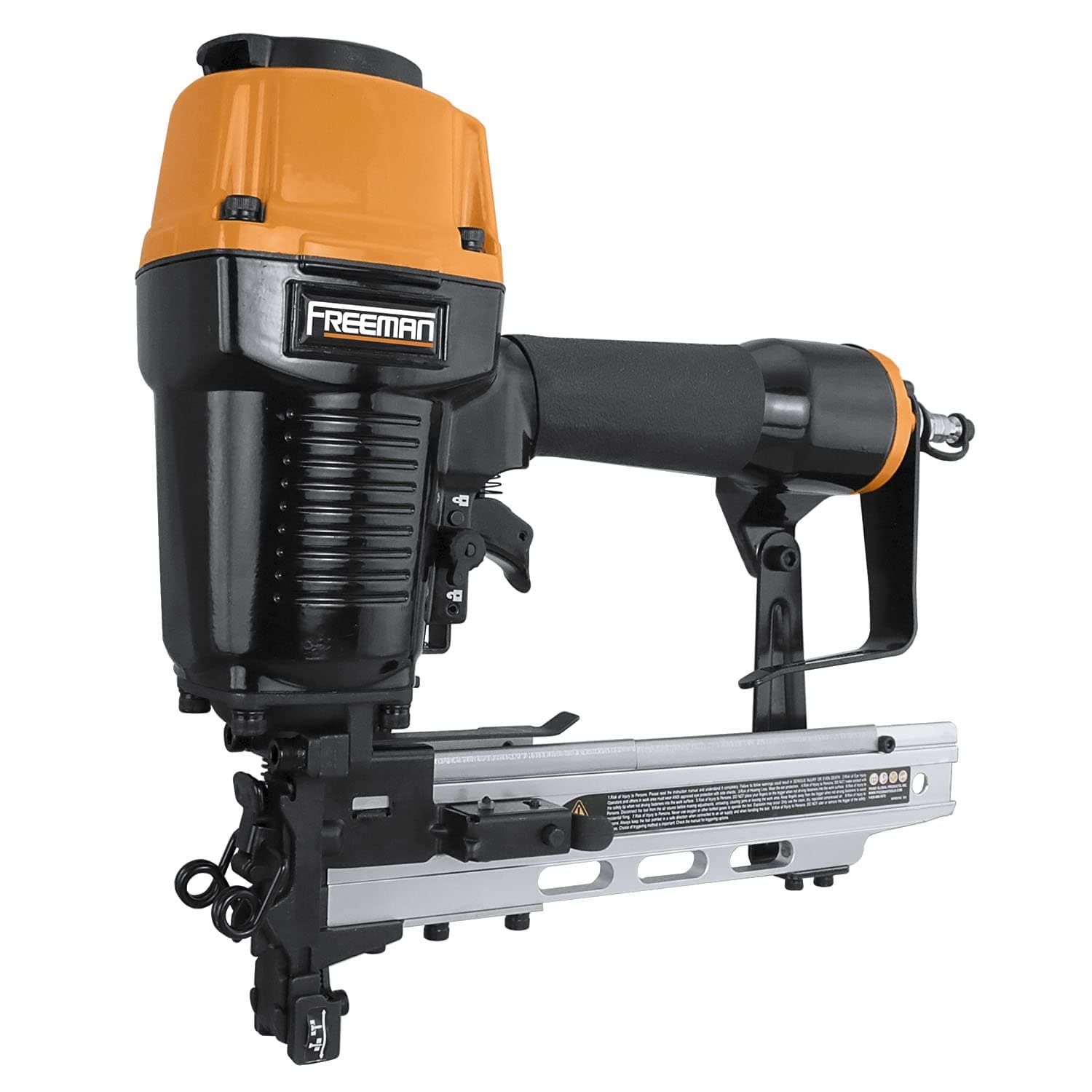 FreemanPFS105 Pneumatic 10.5-Gauge 1-9/16" Fencing Stapler With Adjustable Metal Belt Hook And Case