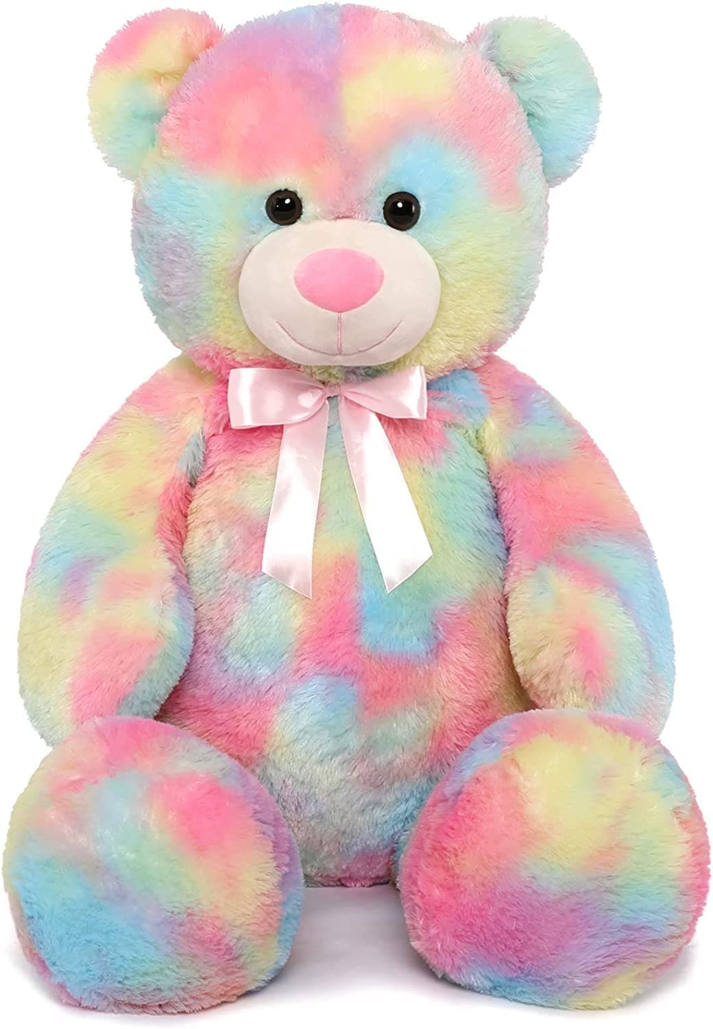 Teddy Bear for Girls, Soft Toys for Girls Furry Soft Spongy Stuffed Plush Toy for Special Occasion Birthday, Anniversary, Valentine's Day (3 Feet) (Multi)