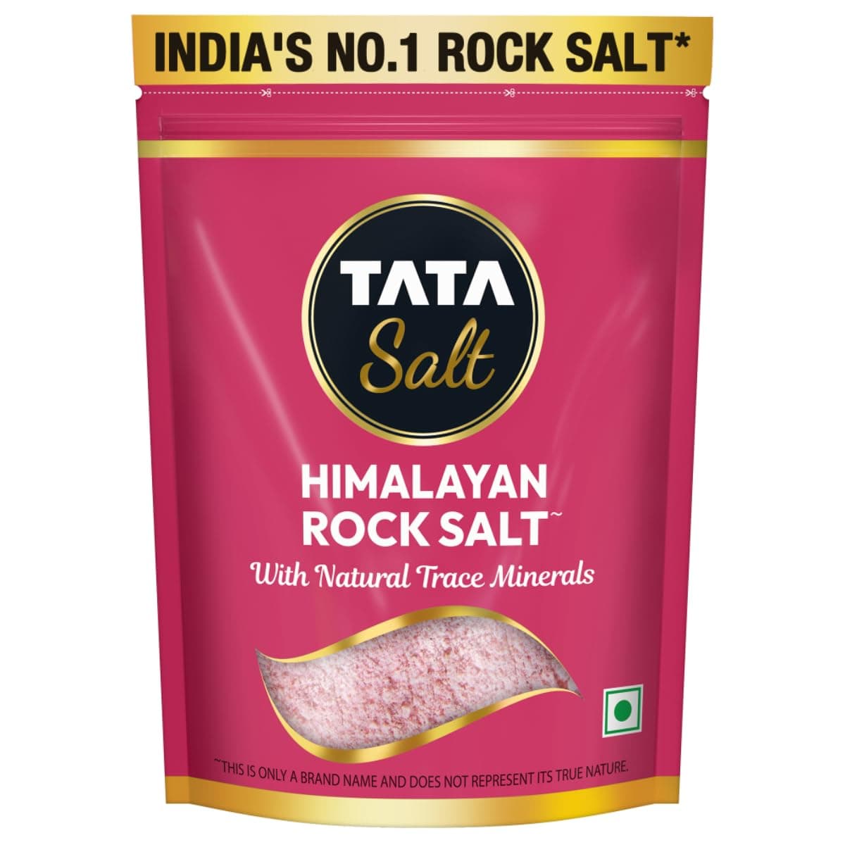 Tata Himalayan Rock Pink Salt, Premium Sendha Namak, With Natural Trace Minerals, 500g Pouch