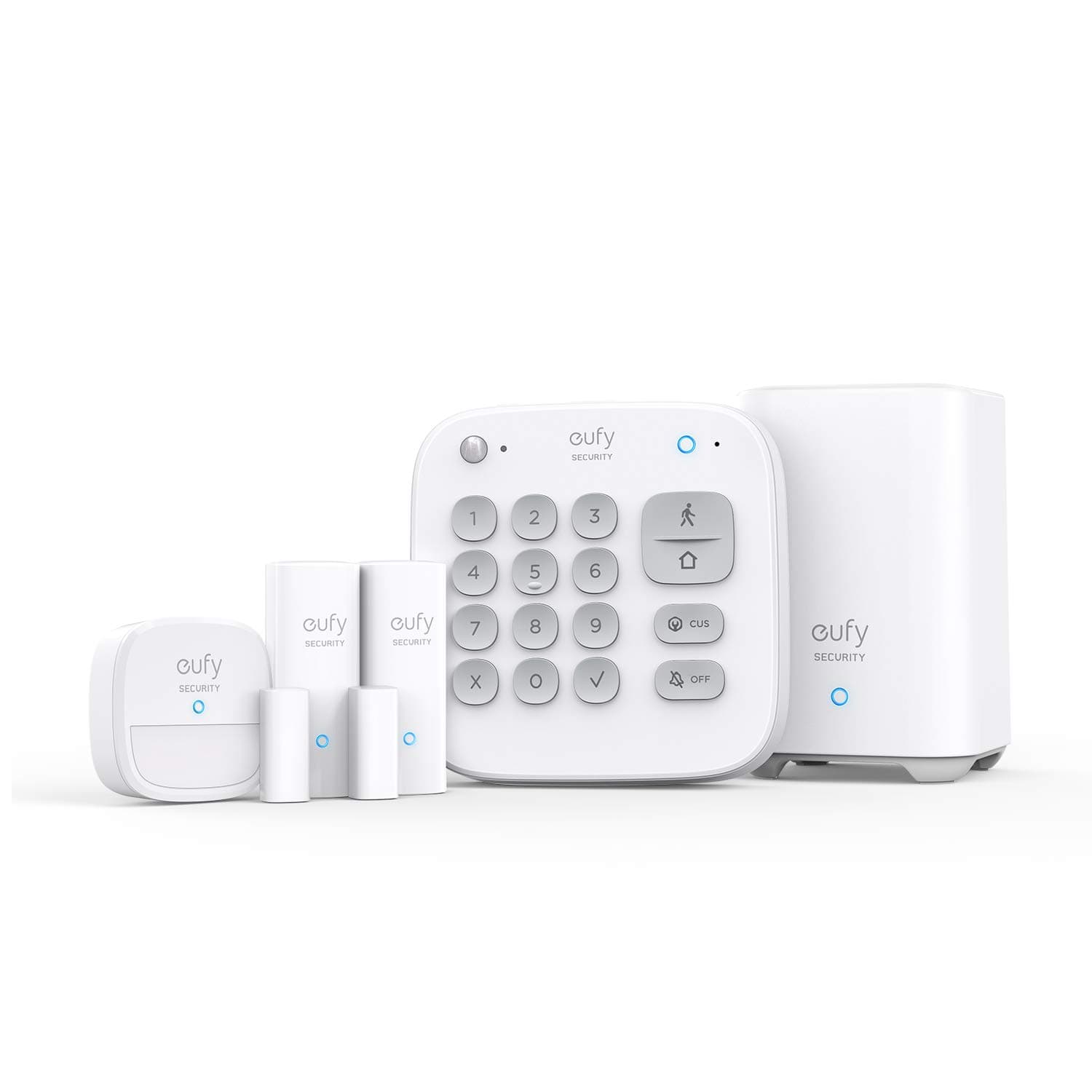 5-Piece Home Alarm Kit, Home Security System, Keypad, Motion Sensor, 2 Entry Sensors, Home Alarm System, Control from The App, Links with eufyCam, Optional 24/7 Protection