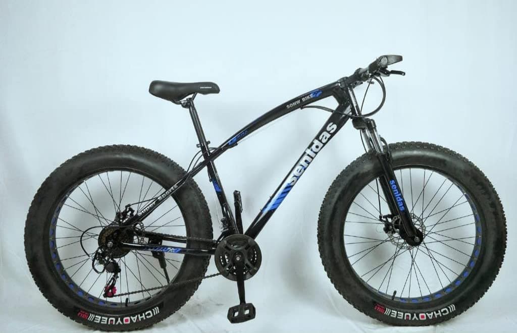 Amardeep Cycles Fat Bicycle with Dual Disc Breaks 21 Shimano Gears 26X4 Inch Tyres (1 Year Frame Warranty)