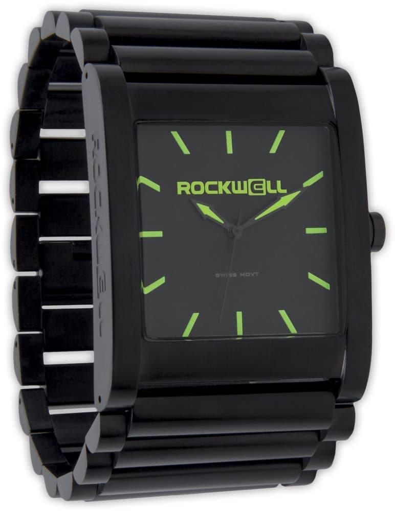 Rockwell Time Men's Rook Dial Watch, Black Case/Green