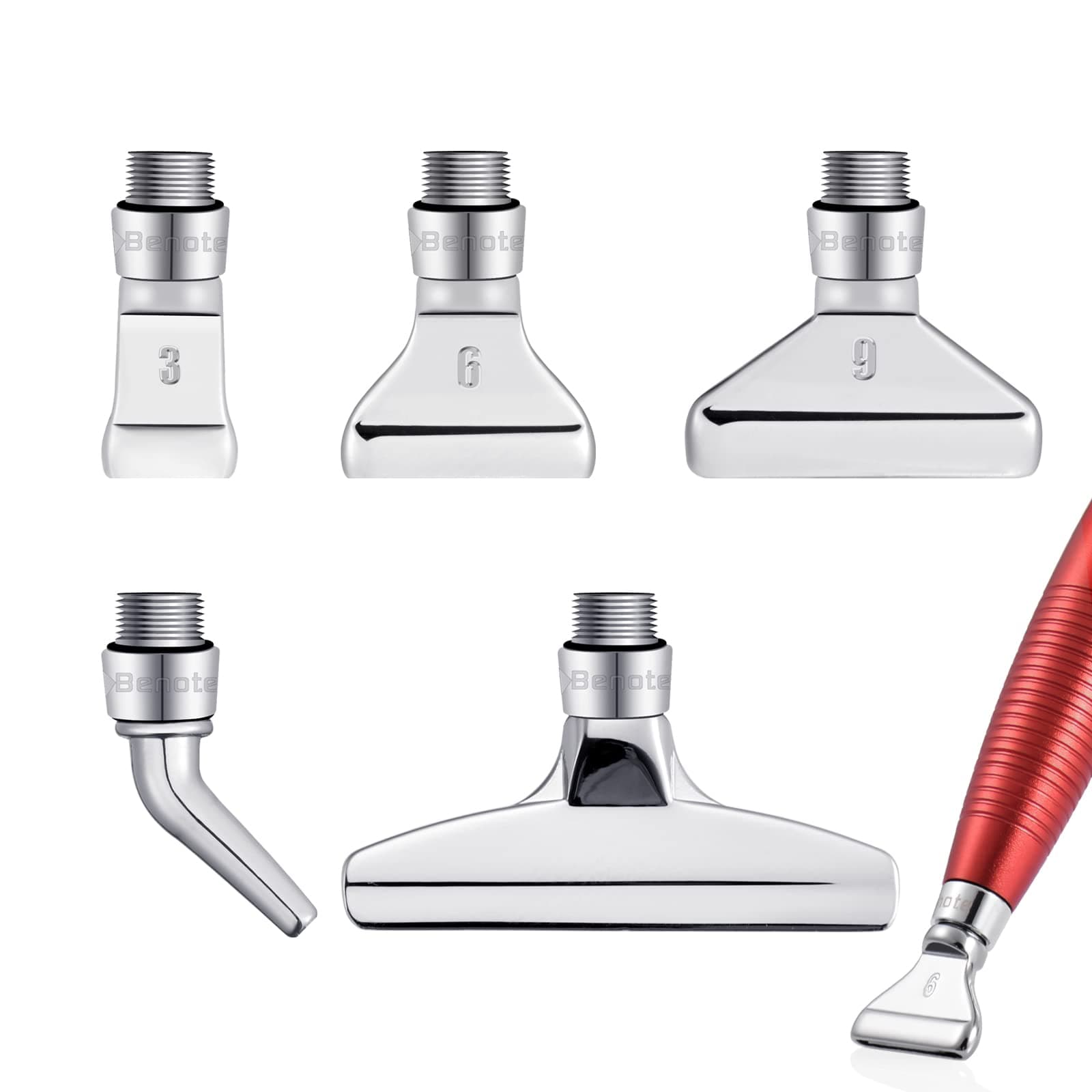 Benote Metal Diamond Art Painting Pen Replacement Tips Multiplacer DP Pen Heads for Benote B8 & B7 Metal Diamond Art Drill Pen DP Accessories - Elite Edition