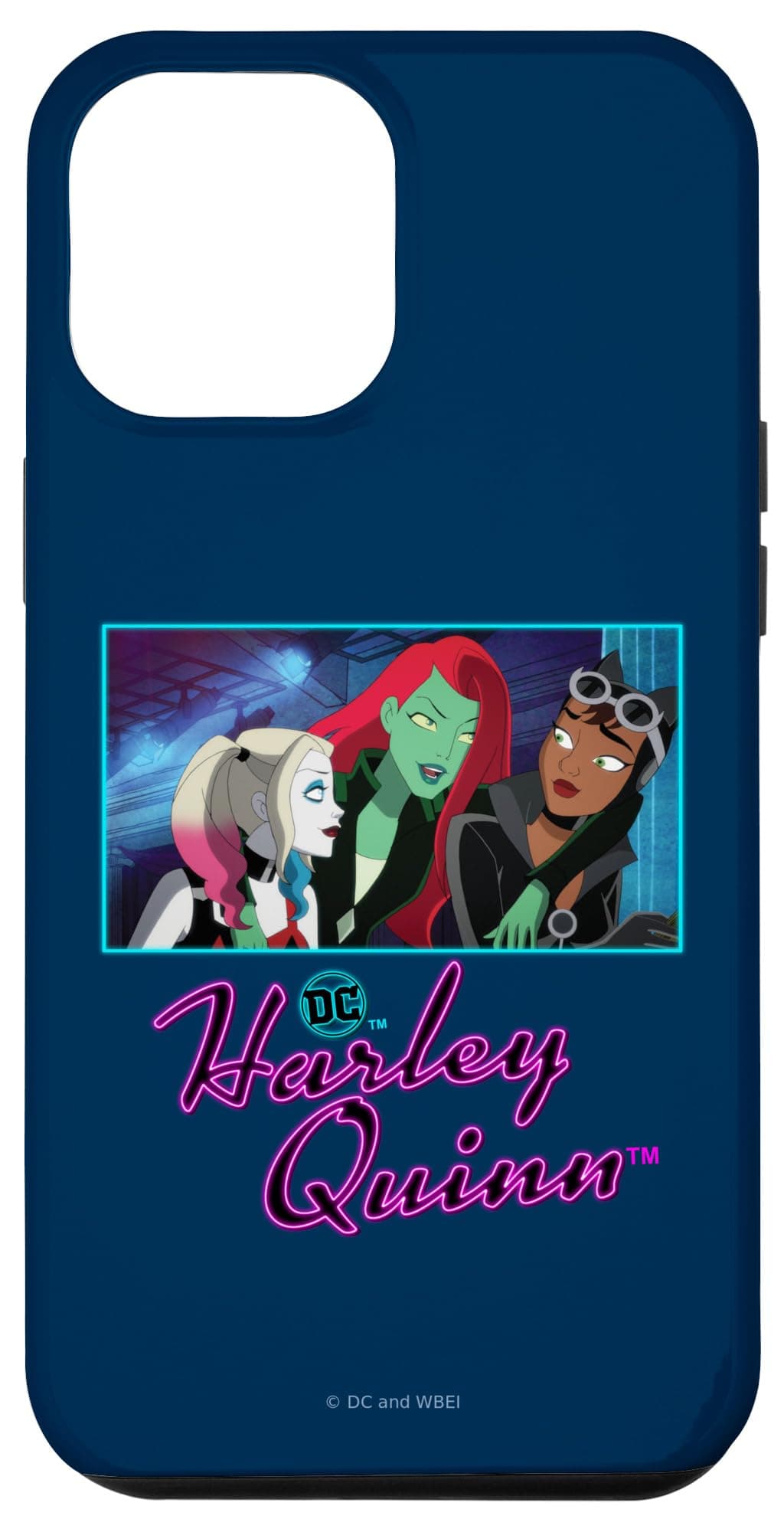 iPhone 13 Pro Max Harley Quinn Poison Ivy and Catwoman, Friends Forever Case