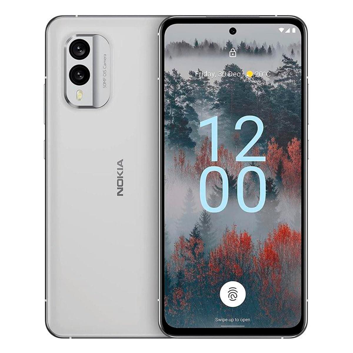 Nokia X30 5G Dual-Sim 256GB ROM + 8GB RAM (GSM only | No CDMA) Factory Unlocked 5G SmartPhone (Ice White) - International Version