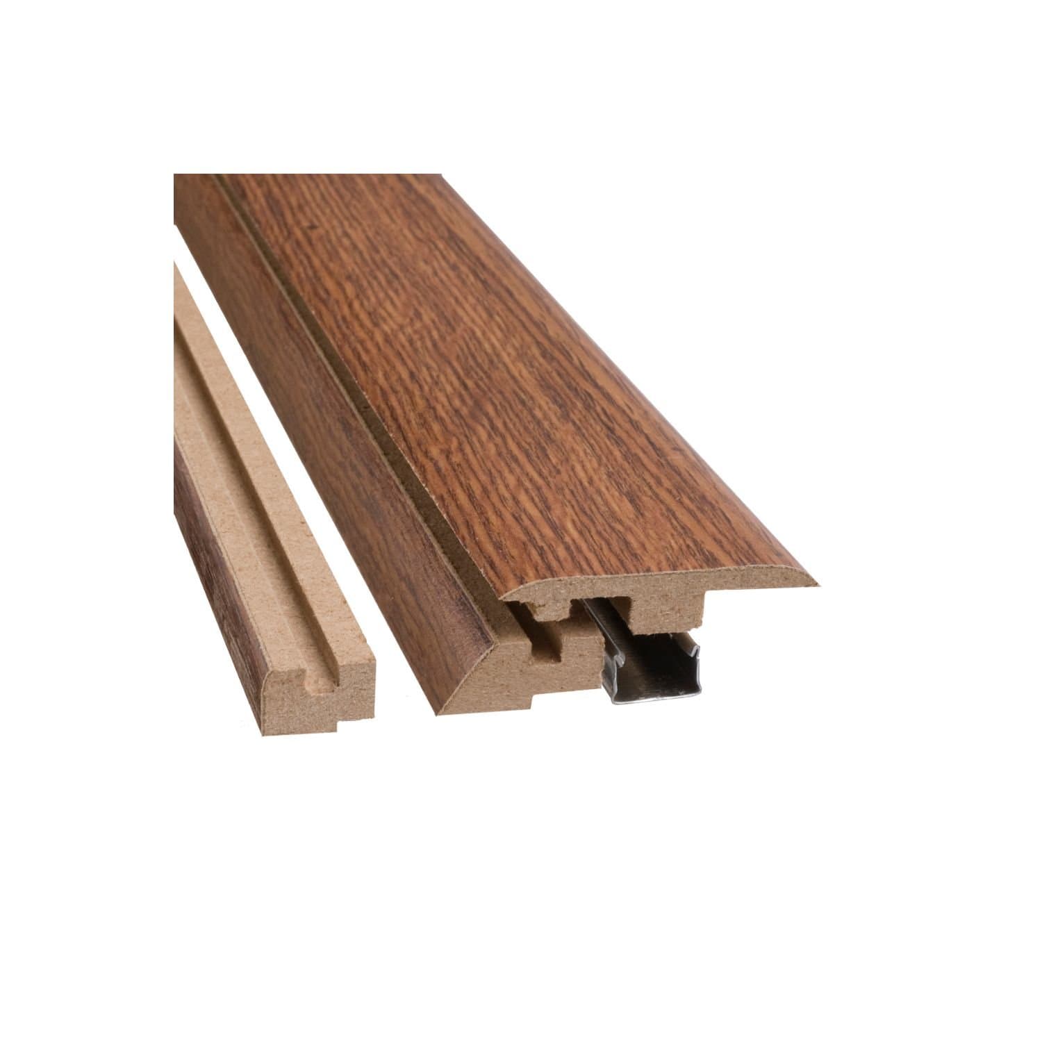 Traditional Living Four-in-One Molding - Antique Hickory - 39 3/8"L (1m)