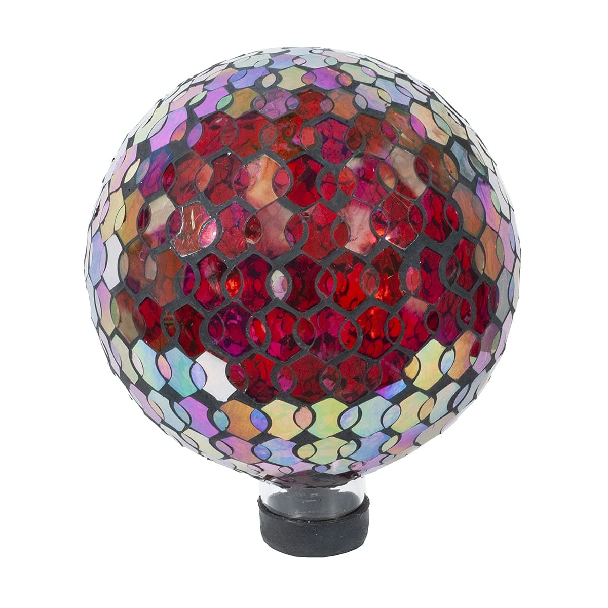 Echo Valley Products 8244 Helix Gazing Globe Outdoor Décor for Lawns and Gardens, Iridescent, 10 inches