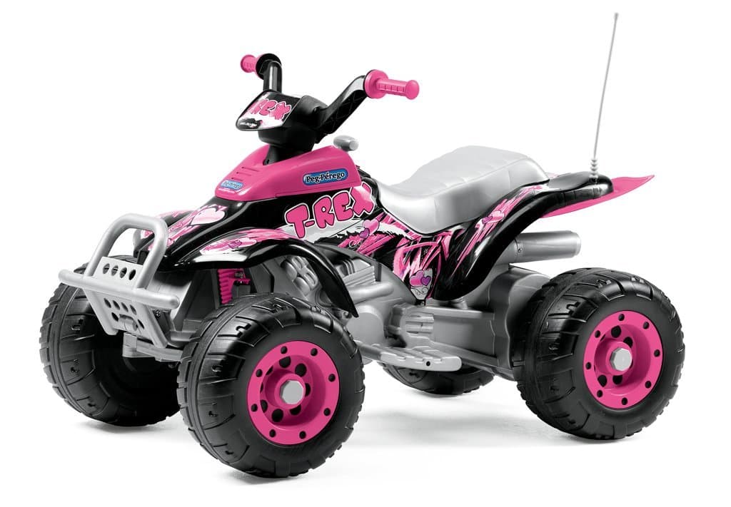 Peg Perego-T- Rex Electric Quad OR0073, Pink