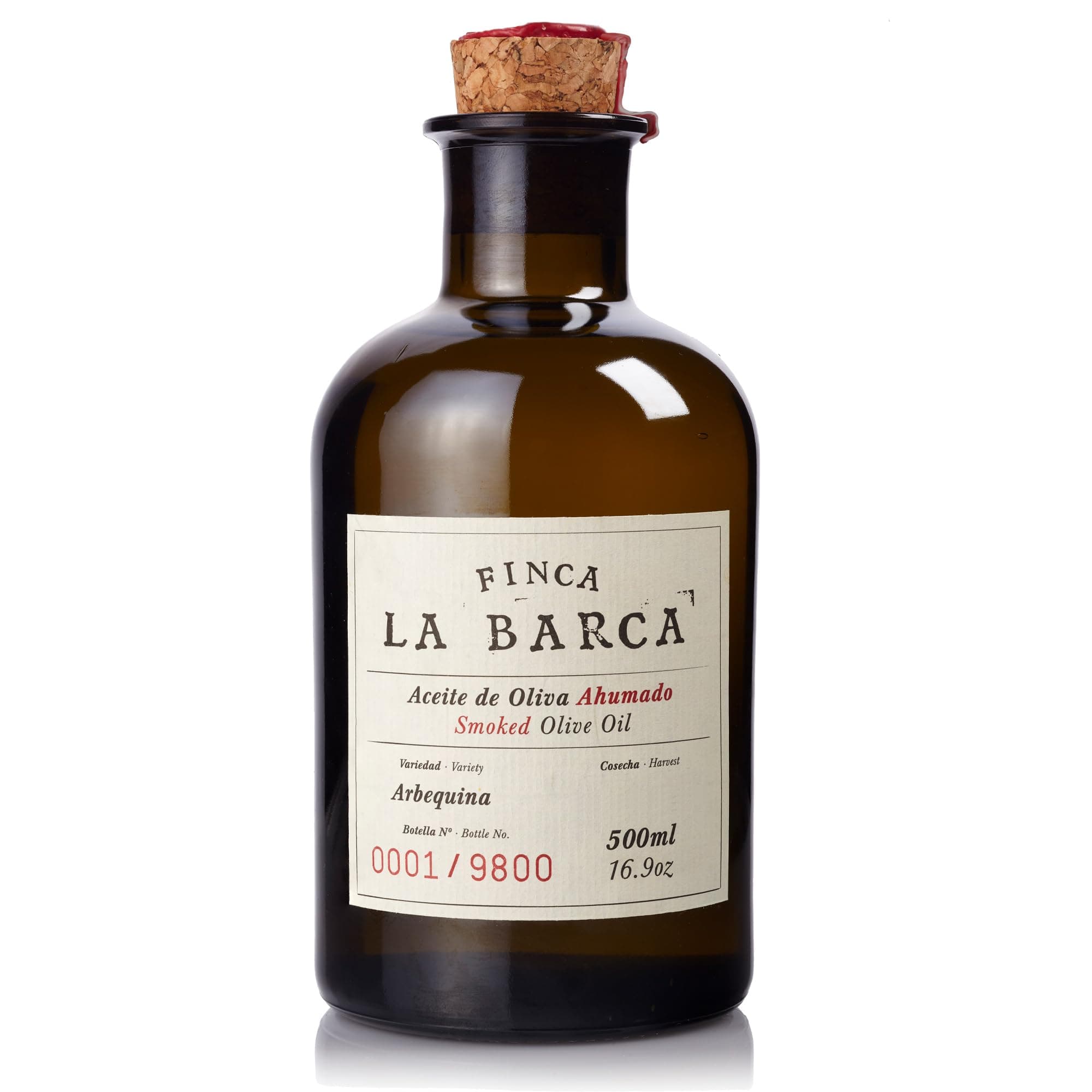 Smoked Arbequina | Extra Virgin Olive Oil | Extremadura Spain | Finishing & Drizzling Salad, Meat, Soup, Pizza | 16.9 Fl Oz (500 ml)