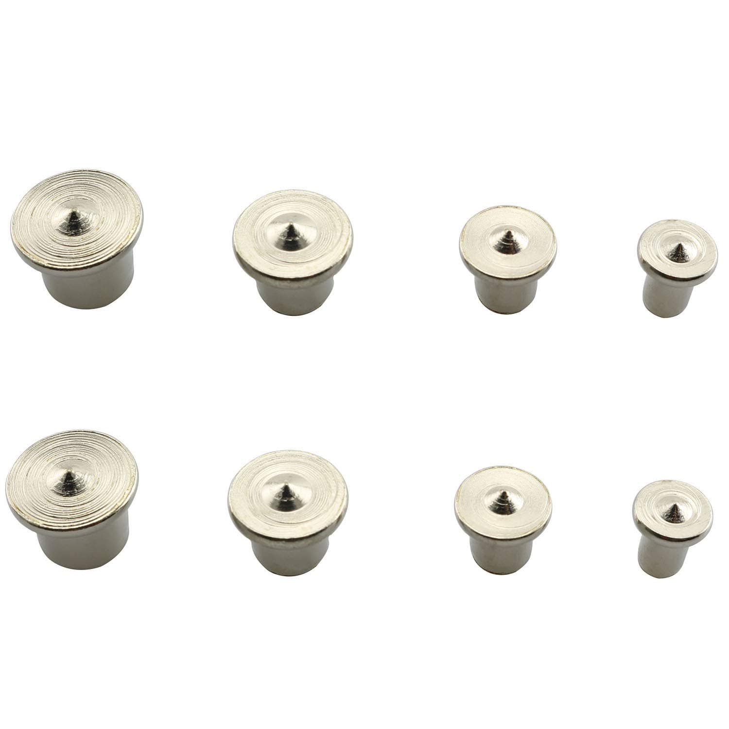 PSCCO 8pcs Dowel Pins Center Point Set 6mm/8mm/10mm/12mm Dowel Tenon Center Kit for Woodworking Tool Accessories 4Size