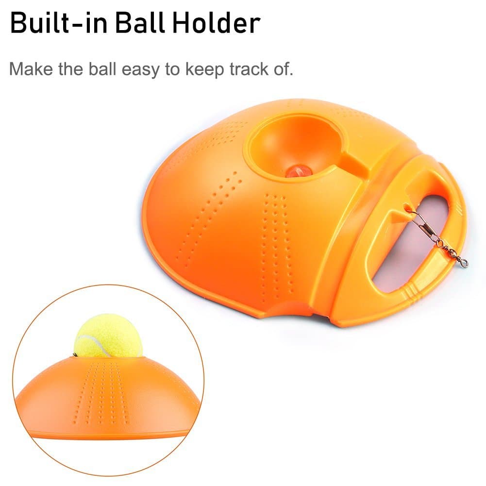 Springen Tennis Trainer Rebound Baseboard Tennis Ball Self-Study Practice Tool Equipment Sport Exercise for Beginner with 2 Balls