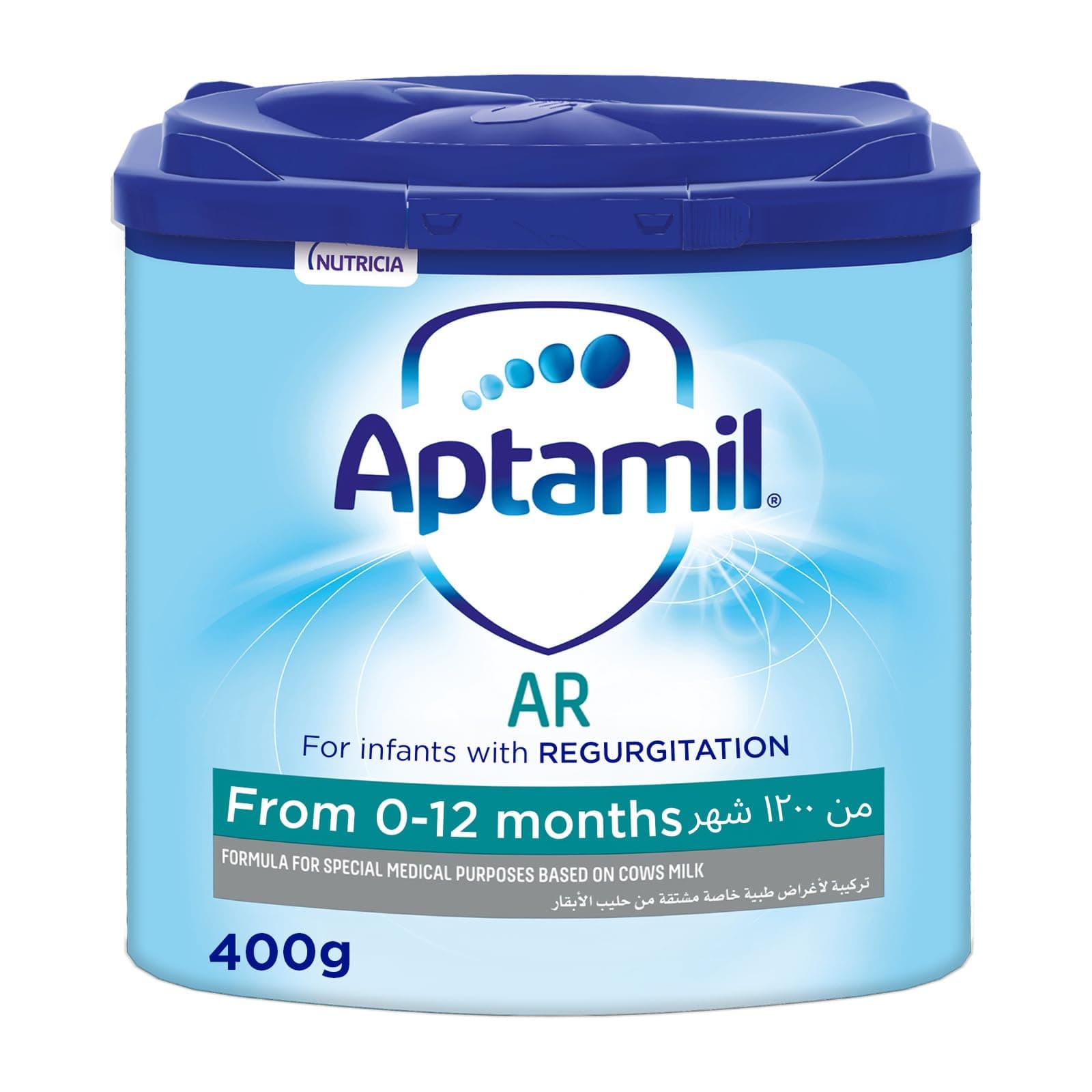 Anti-Regurgitation Infant Formula Milk From Birth to 12 Months, Dietary Management of Regurgitation, Easy To Use Pack, 400g