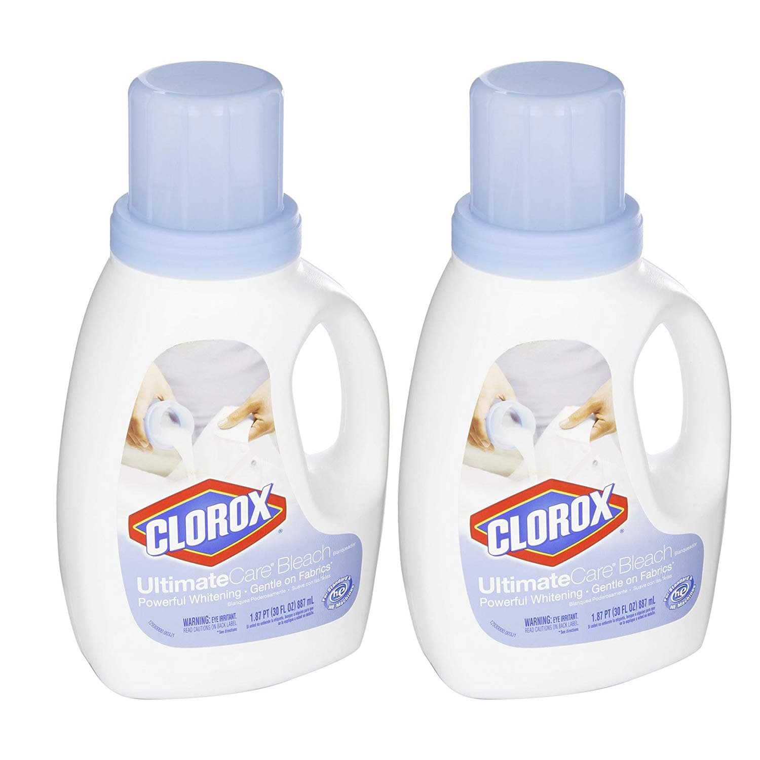 Clorox 01692 UltimateCare Premium Bleach, 30 fl oz Bottle (Pack of 2)