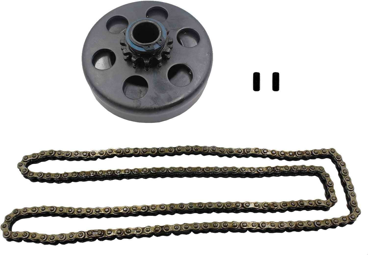 (12T with #35 Chain) Centrifugal Clutch 3/4" Bore Compatible With Predator 212cc Small Engine Go Kart Mini bike Lawnmower Fun Kart Engine 3/4 Bar