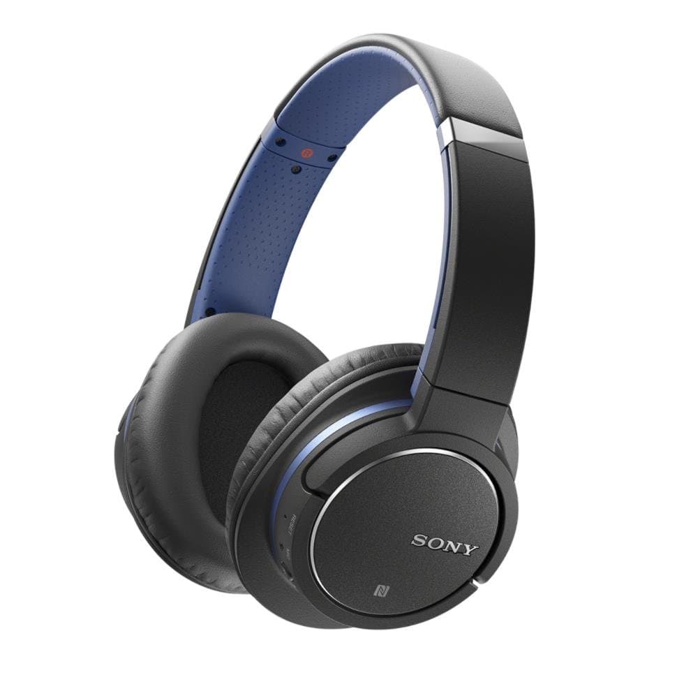 Sony MDR-ZX770BN Wireless and Noise Cancelling Headphones - Black and Blue