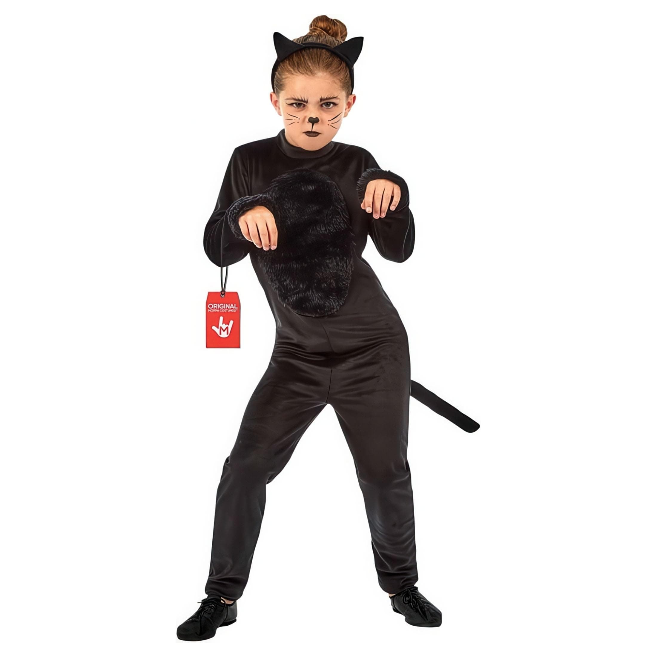 fun shack Black Cat Costume for Girls, Cat Costumes for Kids, Halloween Costumes for Kids, Black Cats Girls Halloween Costume