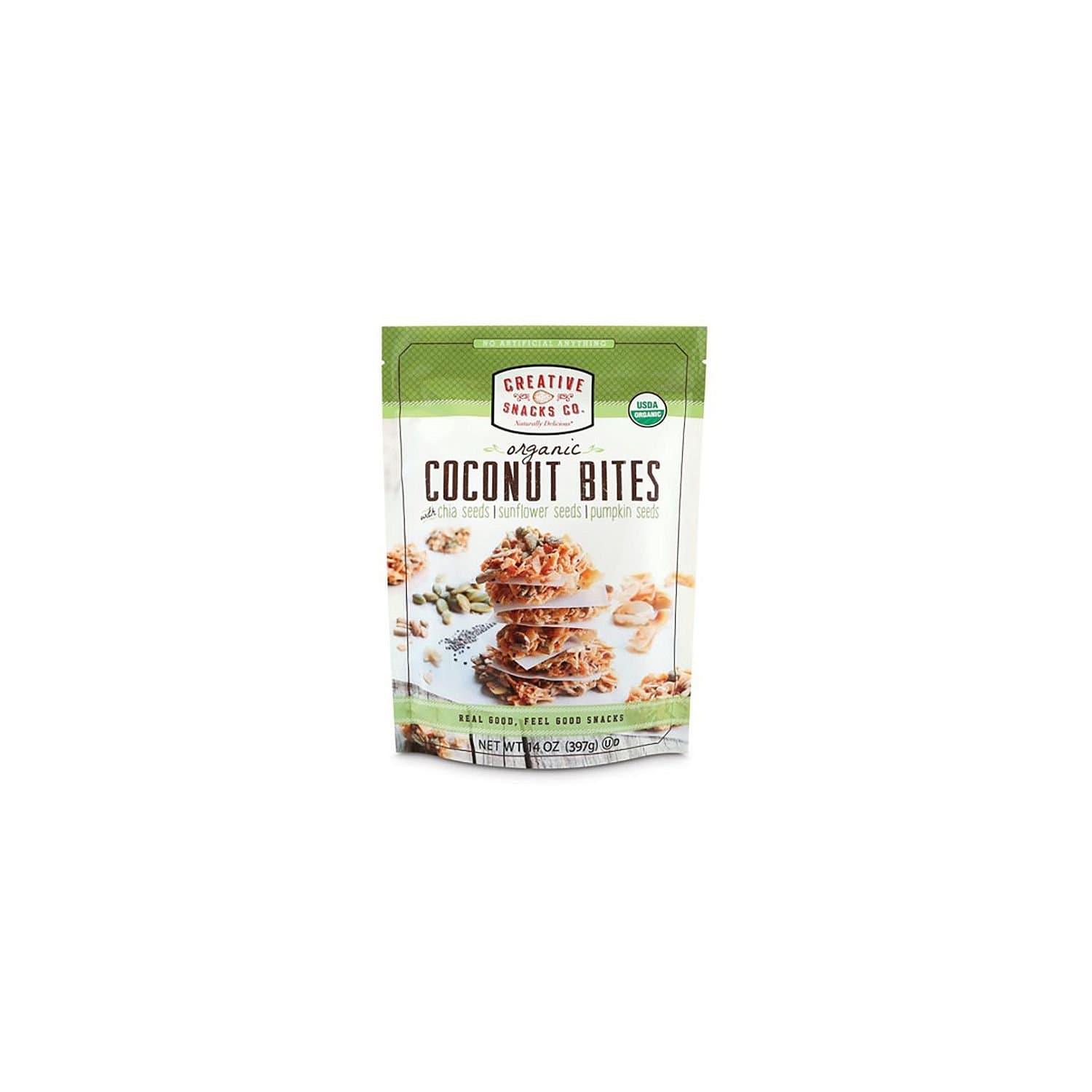 Creative Snacks Co Organic Coconut Bites, 14 oz.