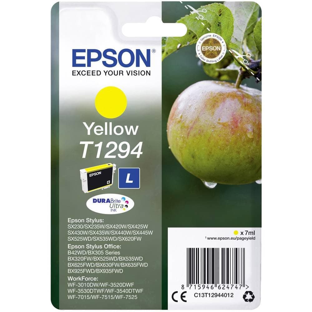T1294 Yellow Apple Genuine DURABrite Ultra Ink Cartridge