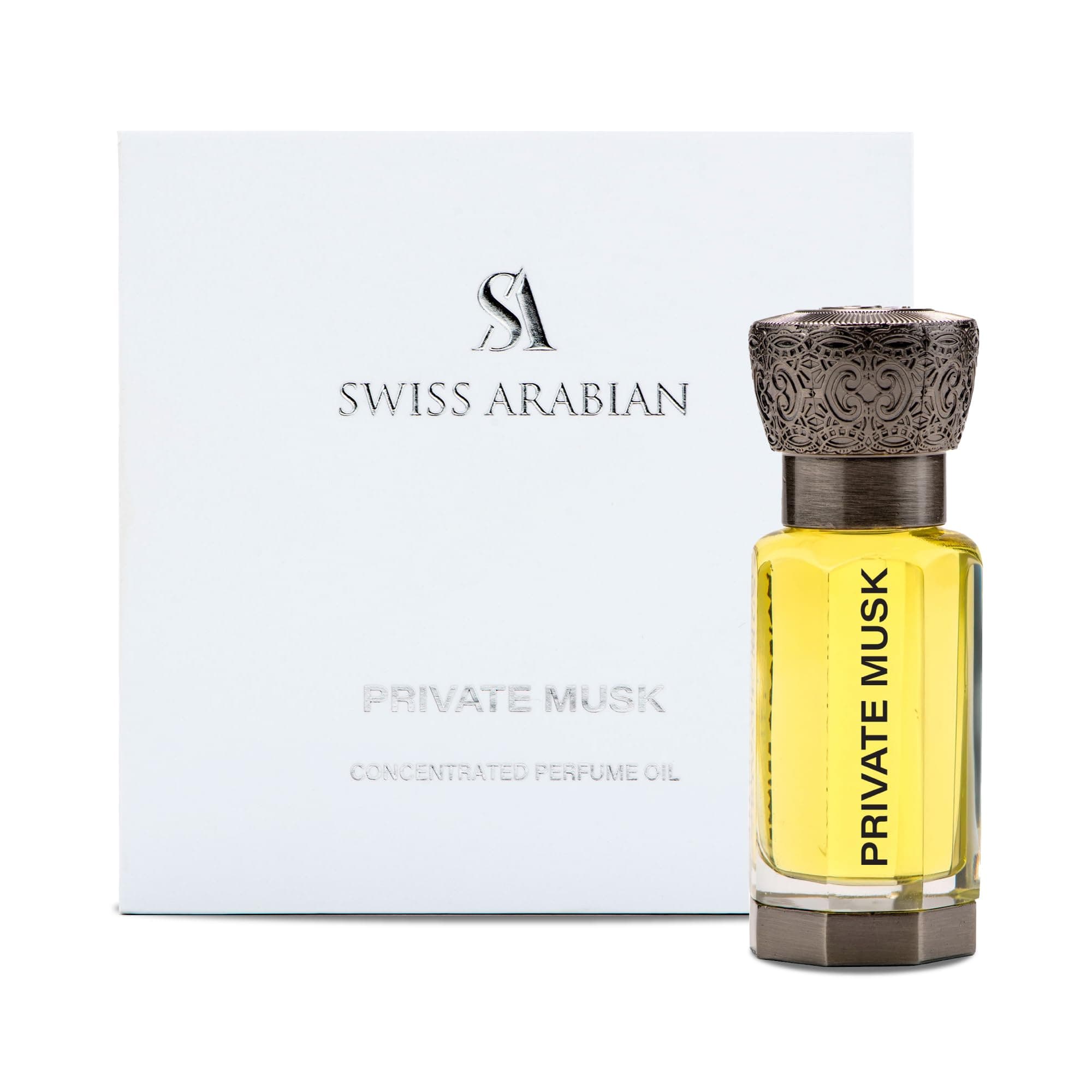 Private Musk Concentrated Perfume Oil, 12ml, Premium Quality Perfume Oil, Unisex Fragrance, Oriental, Gourmand, Musk, Luxurious Blend Perfume for Women and Men