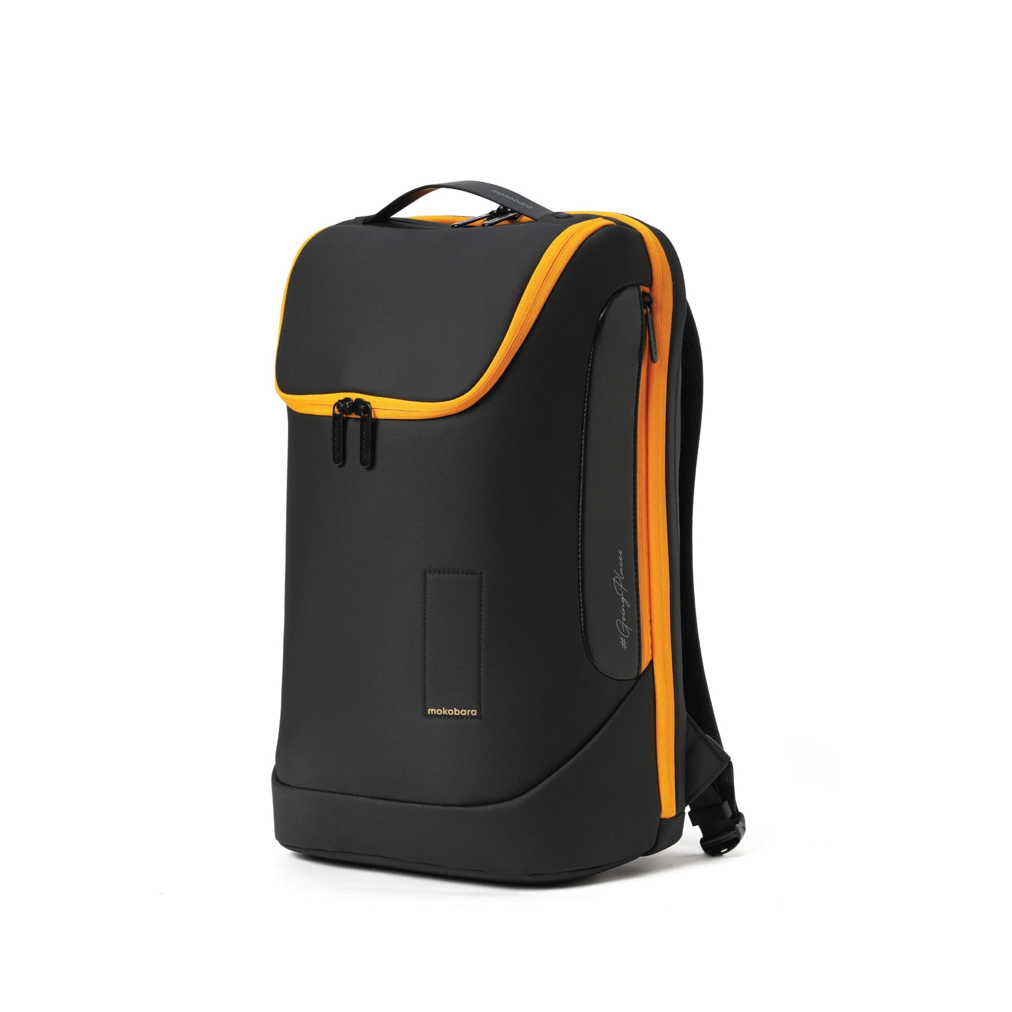 - MOKOBARA The Transit Backpack 2.0 30L Premium Nylon15.6 Unisex Multipurpose Laptop Backpack for Men and Women (Money Moves Sunray, Black & Yellow)