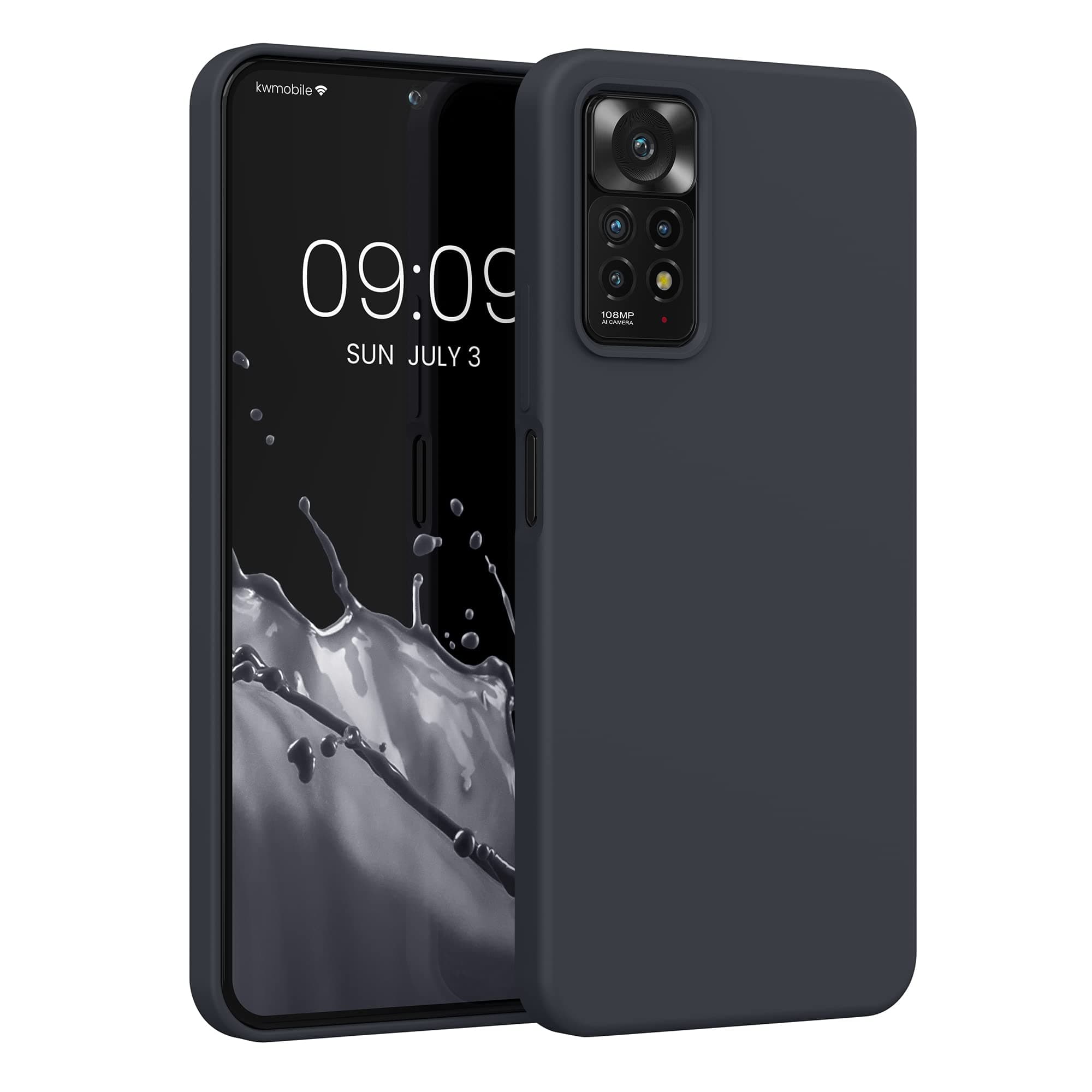 Case Compatible with Xiaomi Redmi Note 11 Pro/Note 11 Pro (5G) / Note 12 Pro (4G) Case - TPU Silicone Phone Cover with Soft Finish - Black Matte