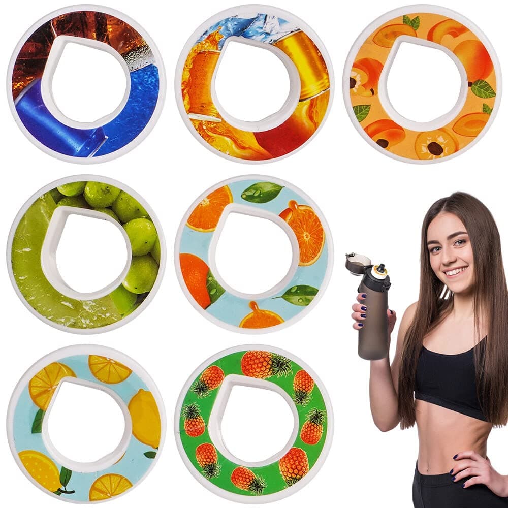 ZOYDP 7 Pieces, Air-Up Pods Flavours, Air-Up Pods Flavours, Air-Up Pods Cola, Fruit Fragrance Pods, Flavour Pods for Air-Up Bottle, Air-Up Pods for Air-Up Water Bottle, BPA Free, 0 Sugar, 0 Calorie