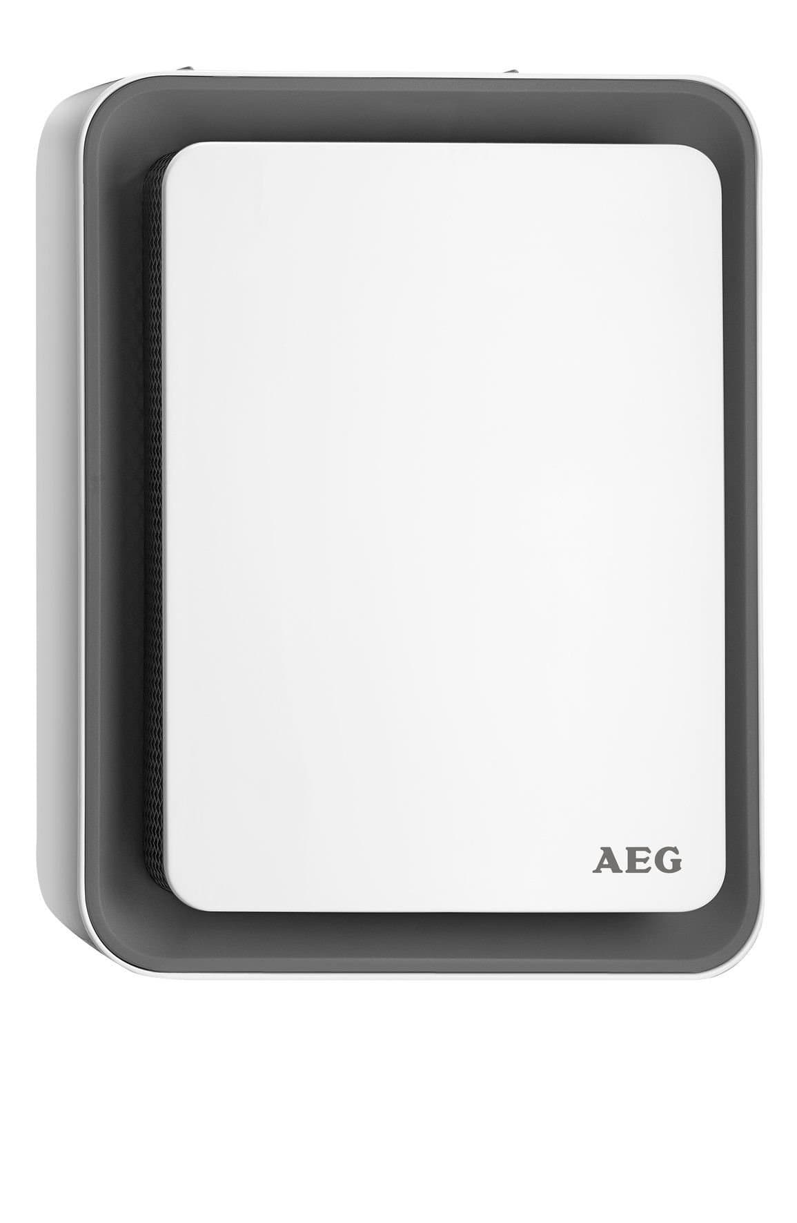 AEG Haustechnik HS 207 G Fan Heater Unique Design Sweet Air Technology Silent Air Flow Tilt and Frost Protection Grey 1.8 kW 234831