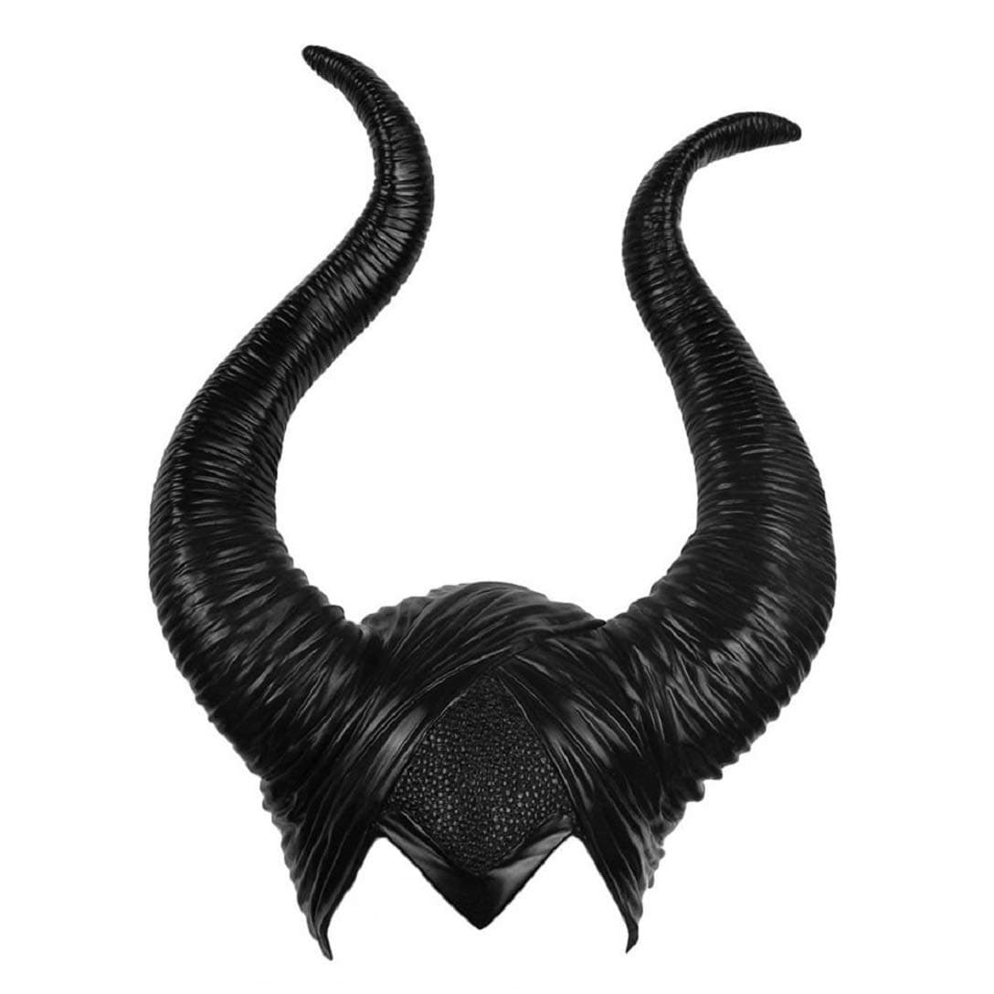 Queen Horns Headgear Halloween Black Mask Cosplay Props House Decoration