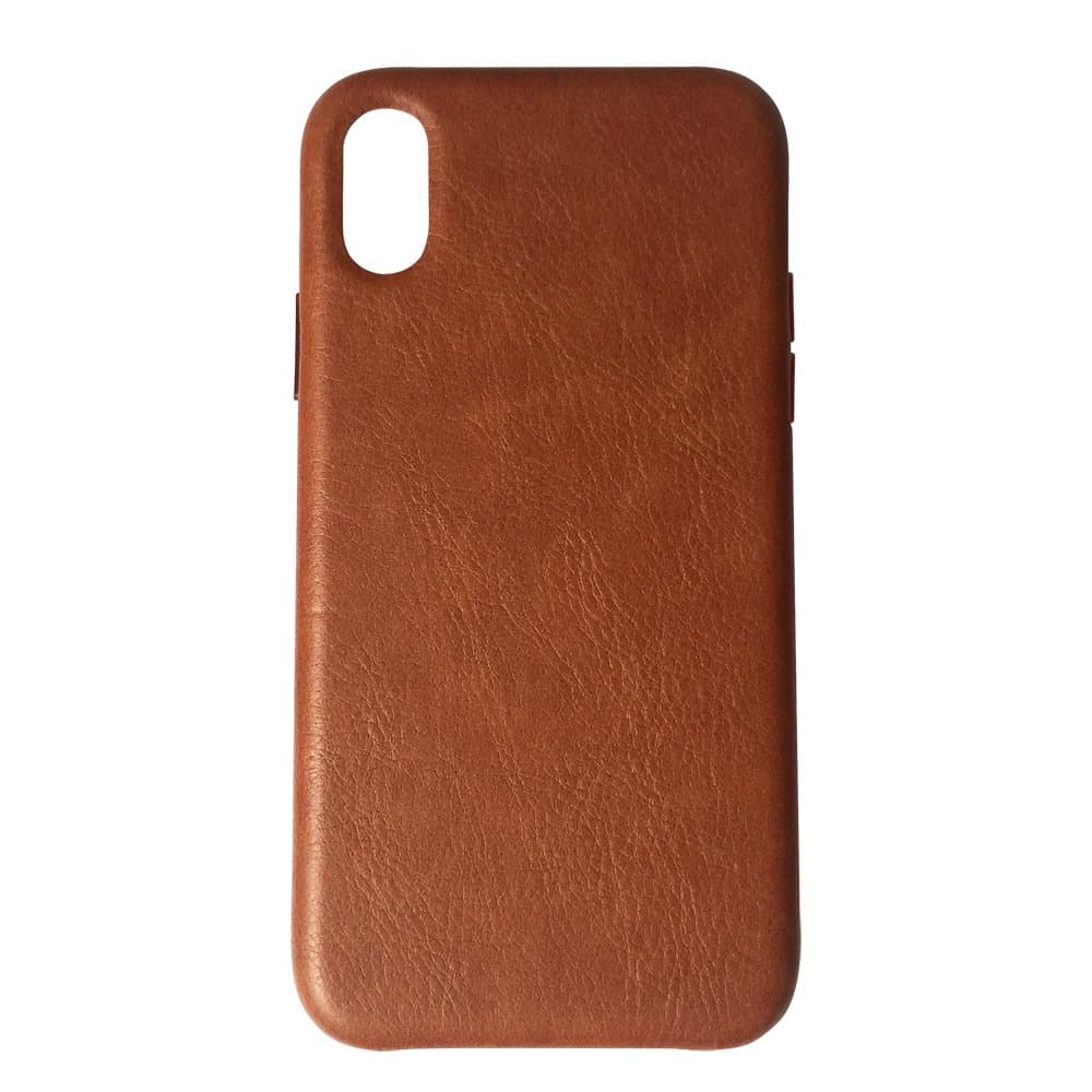 Soft iPhone X/XS Phone Case Leather/TPU, Gulee Premium Leather Flexible Back Cover Silicone Hybrid Phone Cover Case for iPhoneX Apple, Slim Fit (Brown) $1099$10.99