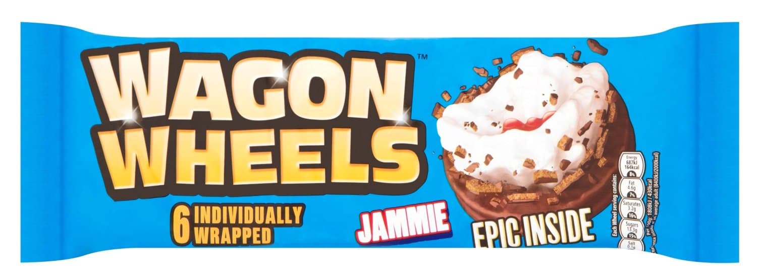 Wagon Wheels Jammie Biscuits, 6 Count (Pack of 1)