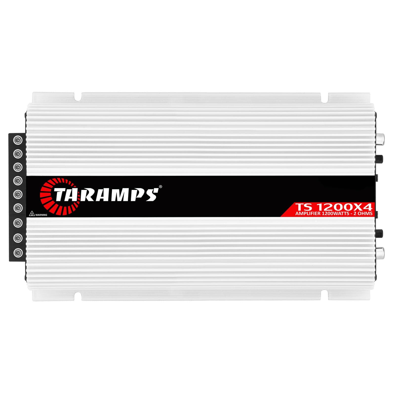 Taramps TS 1200x4 Amp Car Audio 1200W RMS 2 Ohm 4 Channel 2 Bridge Channel Full Range Crossover Fixed RCA/Wire Input - Multi-Channel Class D