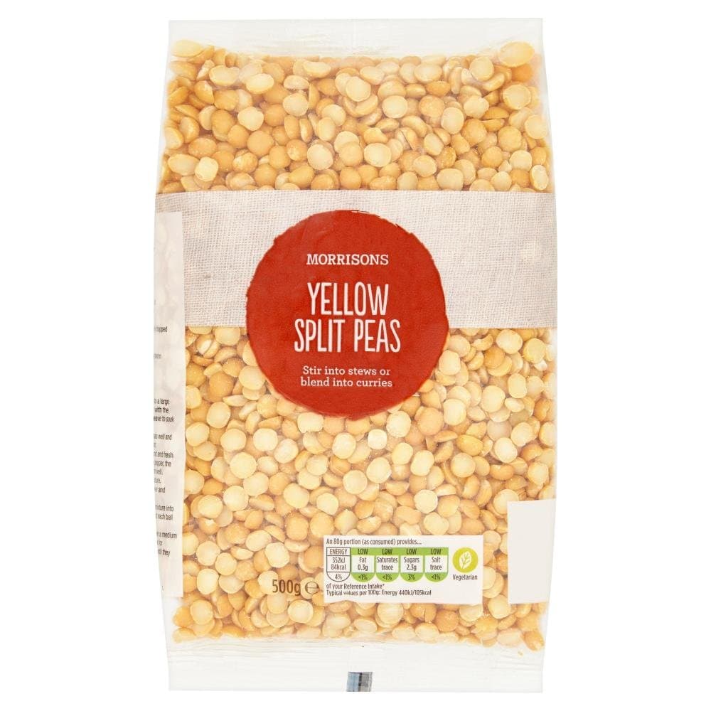 Morrisons Wholefoods Dried Yellow Split Peas, 500g