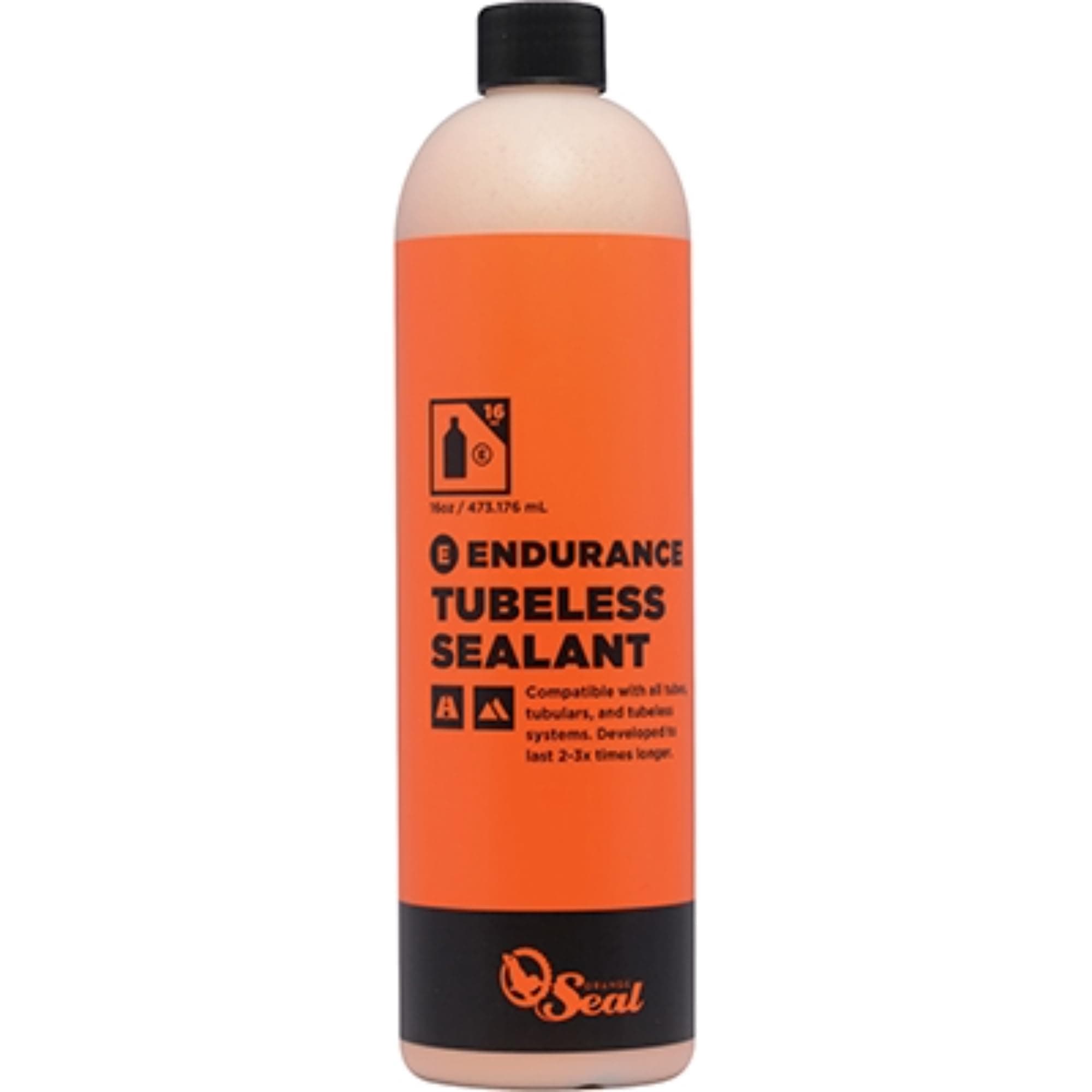 Orange Seal - Endurance Formula Tubeless Bike Tire Sealant | Long Lasting, Fast Sealing | for MTB, Road, CX and Gravel Bicycle Tires