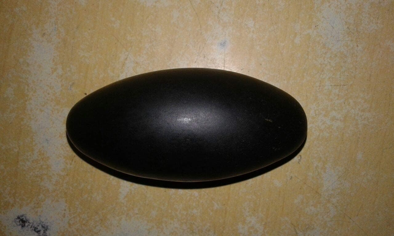 Natural Healing StonesRare Black Shiva Lingam Approx 4 inch