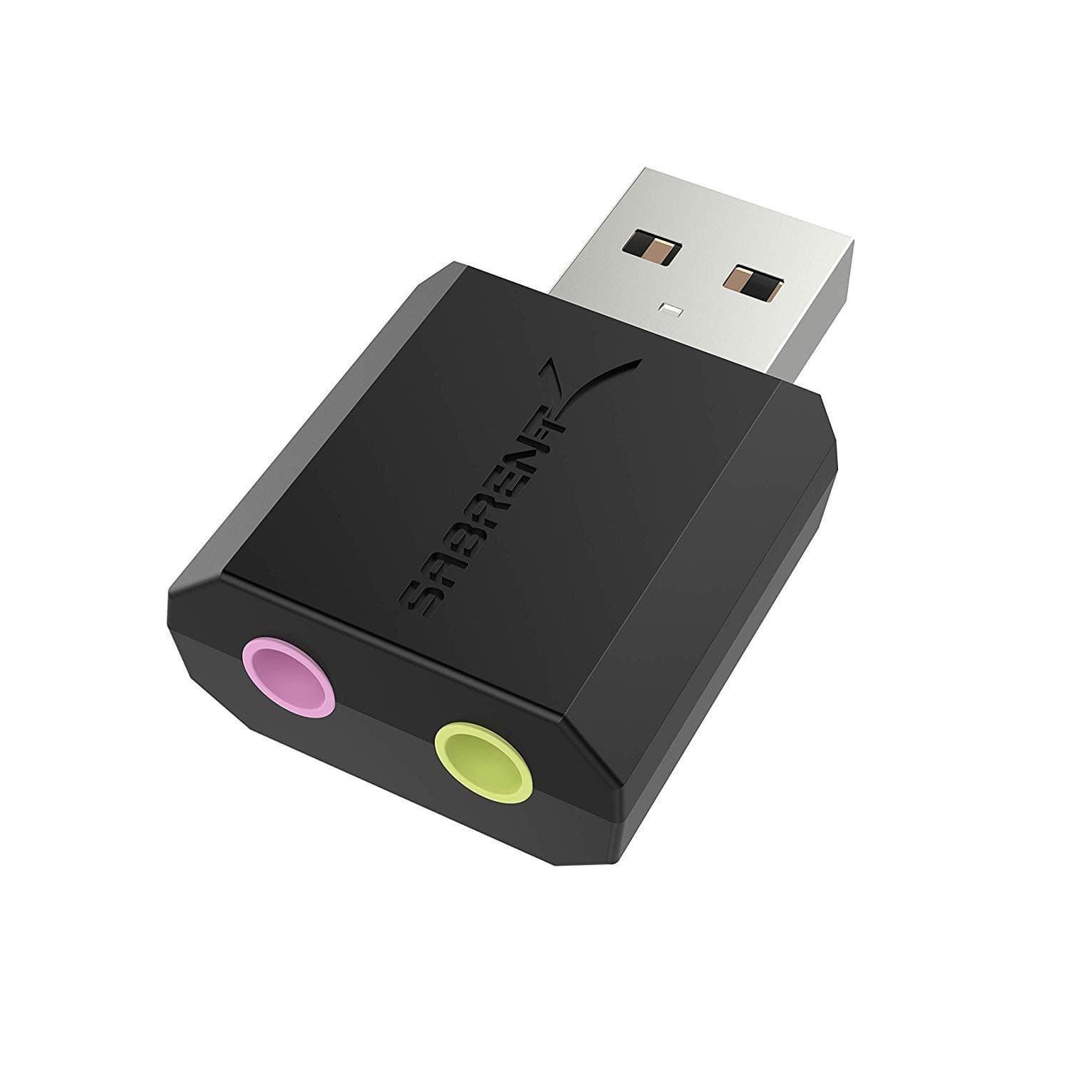 USB External Stereo Sound Adapter for Windows and Mac. Plug and Play No Drivers Needed. (AU-MMSA)