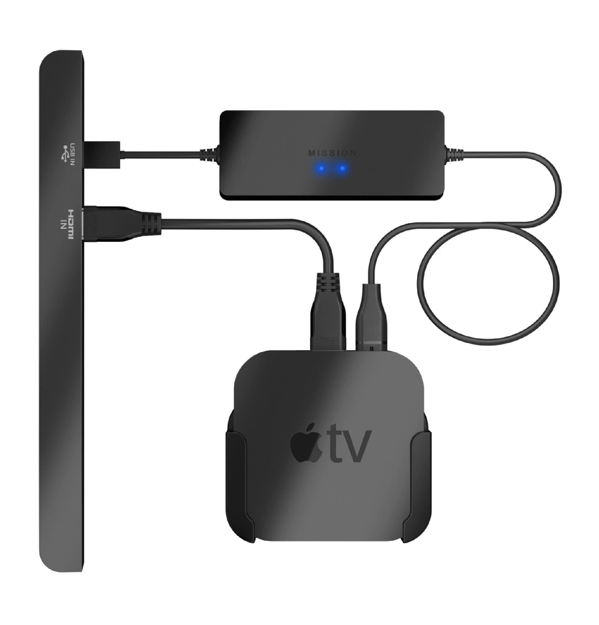 Mission USB Power Cable for Apple TV - Power Directly from Your TV USB Port