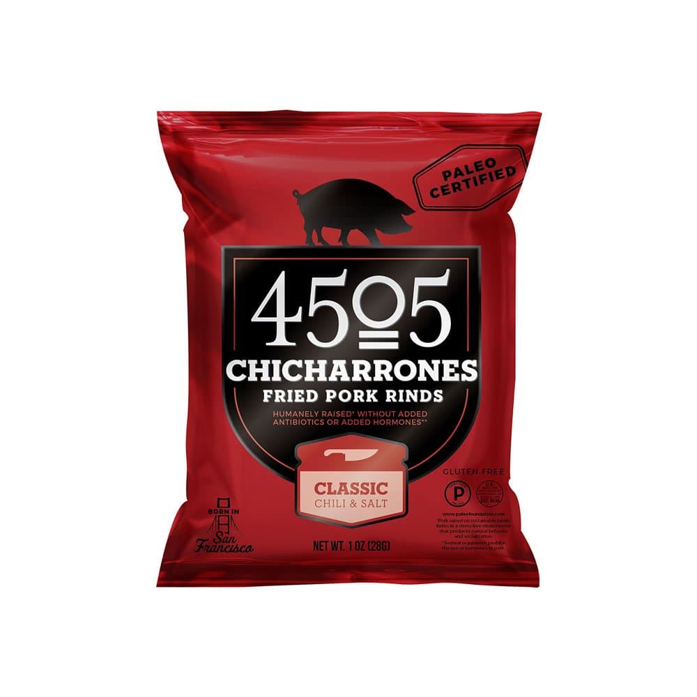 4505 Chicharrones (Fried Pork Rinds) (Classic Chili & Salt) 4pack