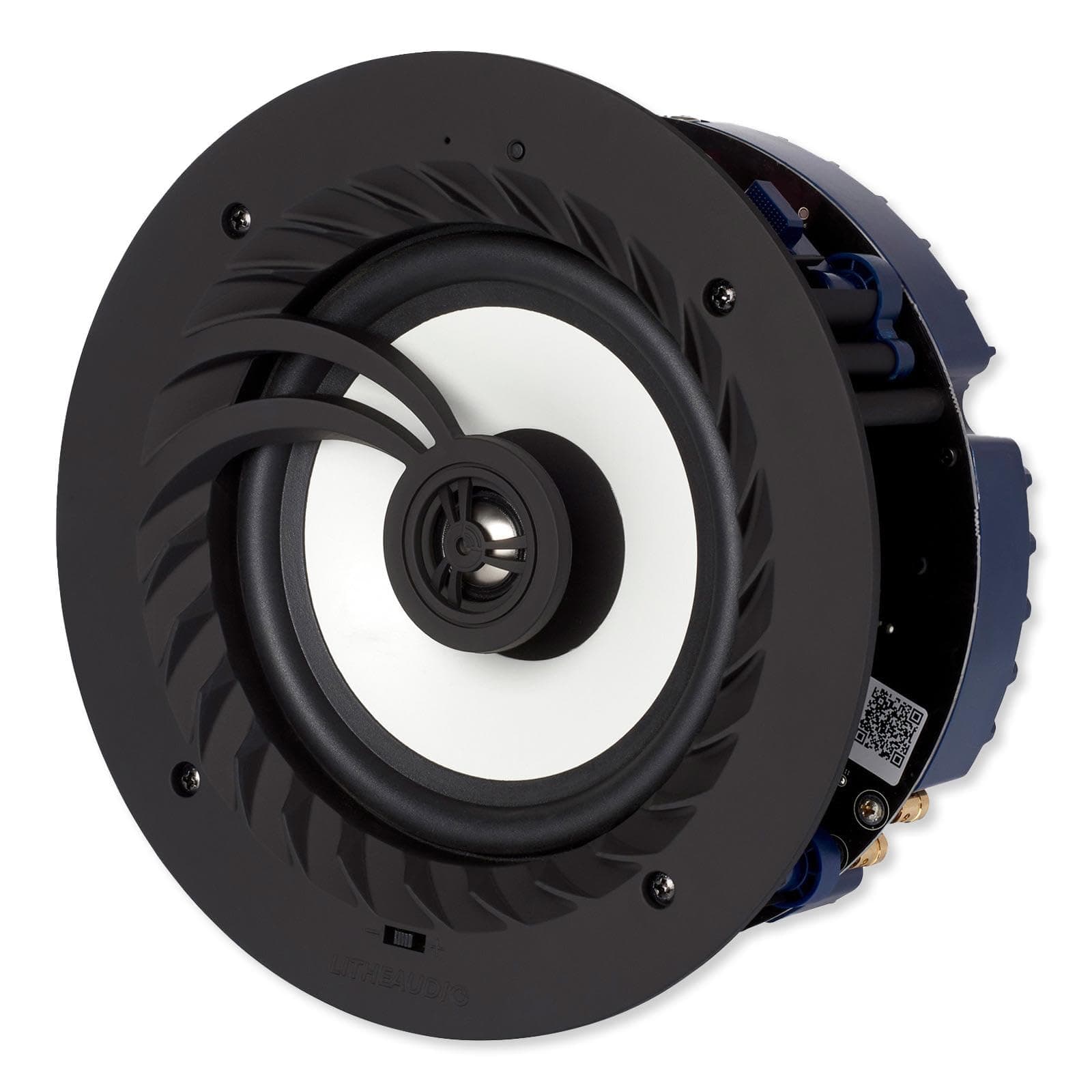 – IP44 All-in-One Bluetooth Ceiling Speaker (03210), 50W RMS Class D Amplifier Built-In, Voice Control, Single Room Solution Perfect for Bathrooms, Bedrooms & Kitchens