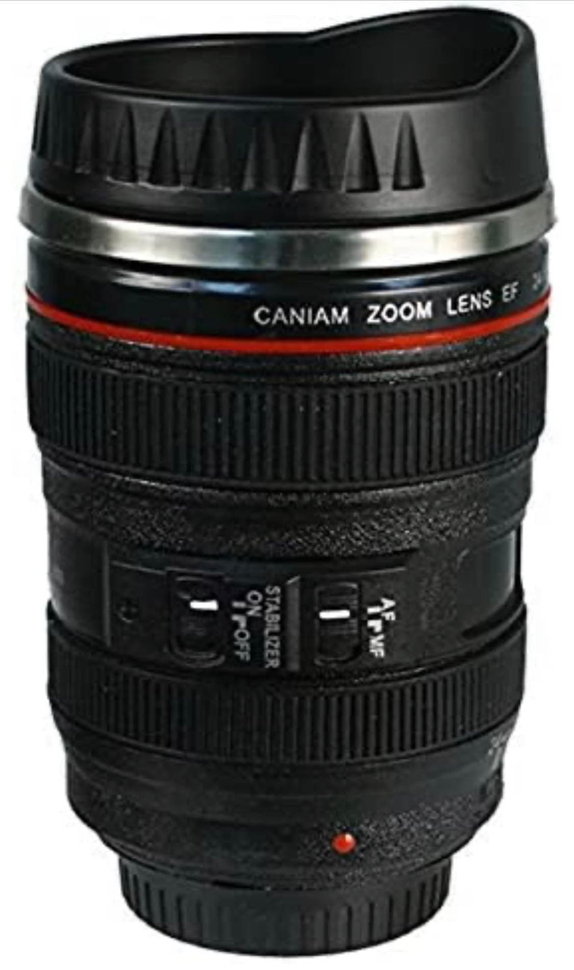 Camera Lens Coffee Cup, Travel Mug - Camera Eos 24-105Mm Model Stainless 400Ml Thermos