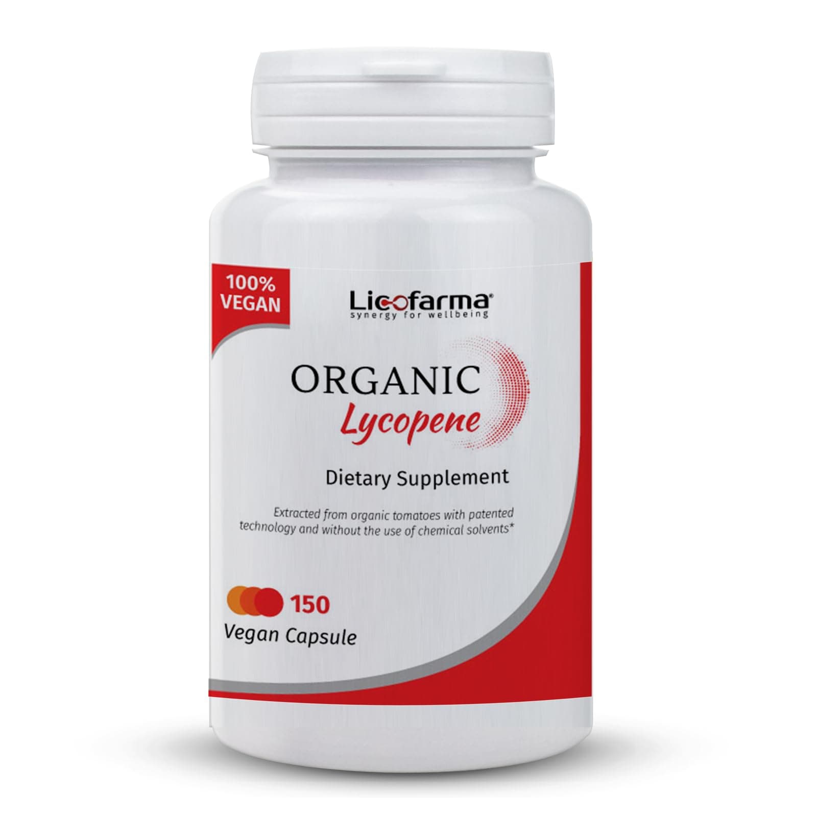 Organic Lycopene | Antioxidant Natural Supplement | with Organic Lycopene from Tomato | 150 Capsule Pack