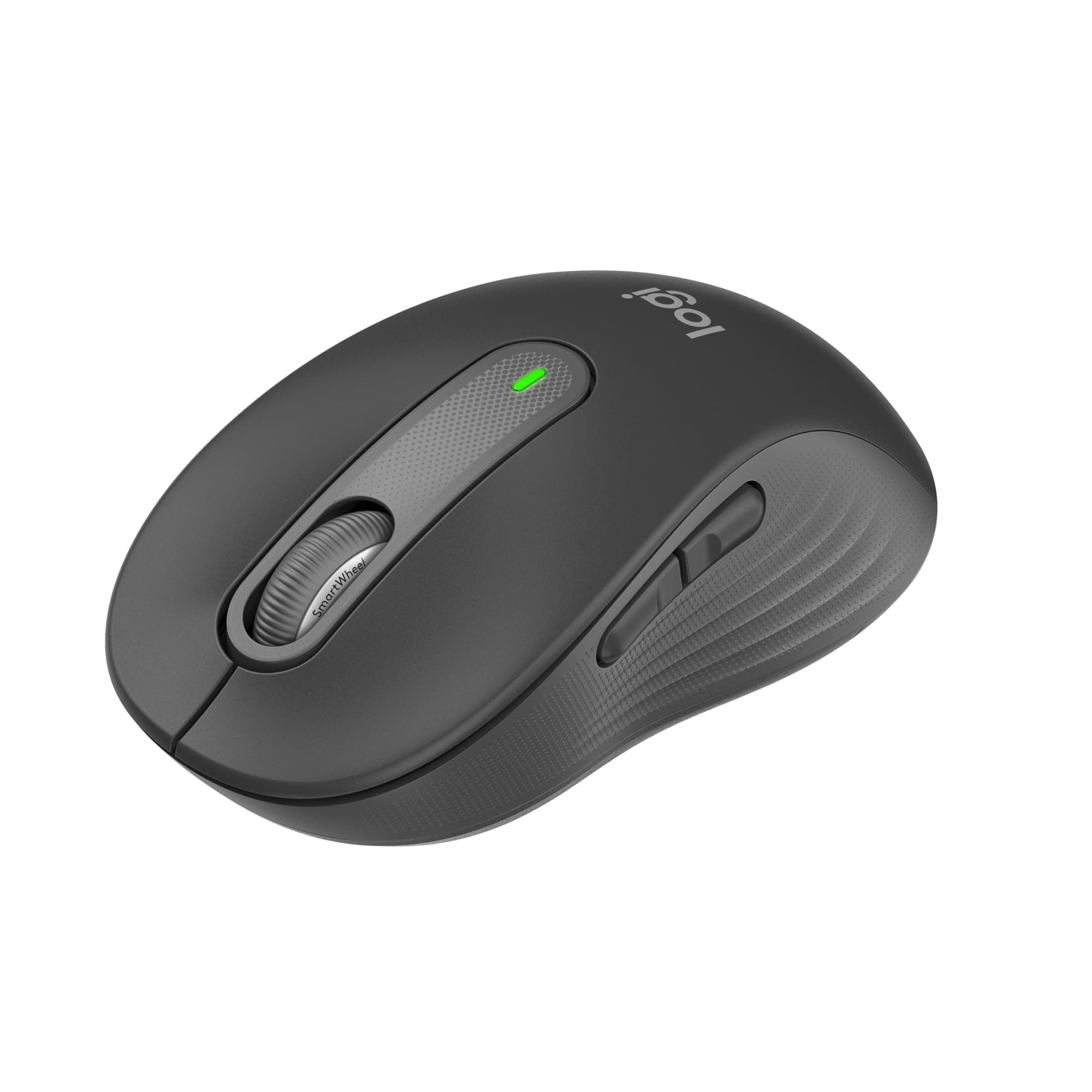 Logitech Signature M650 Wireless Mouse - For Small to Medium Sized Hands, 2-Year Battery, Silent Clicks, Customisable Side Buttons, Bluetooth, Multi-Device Compatibility - Grey