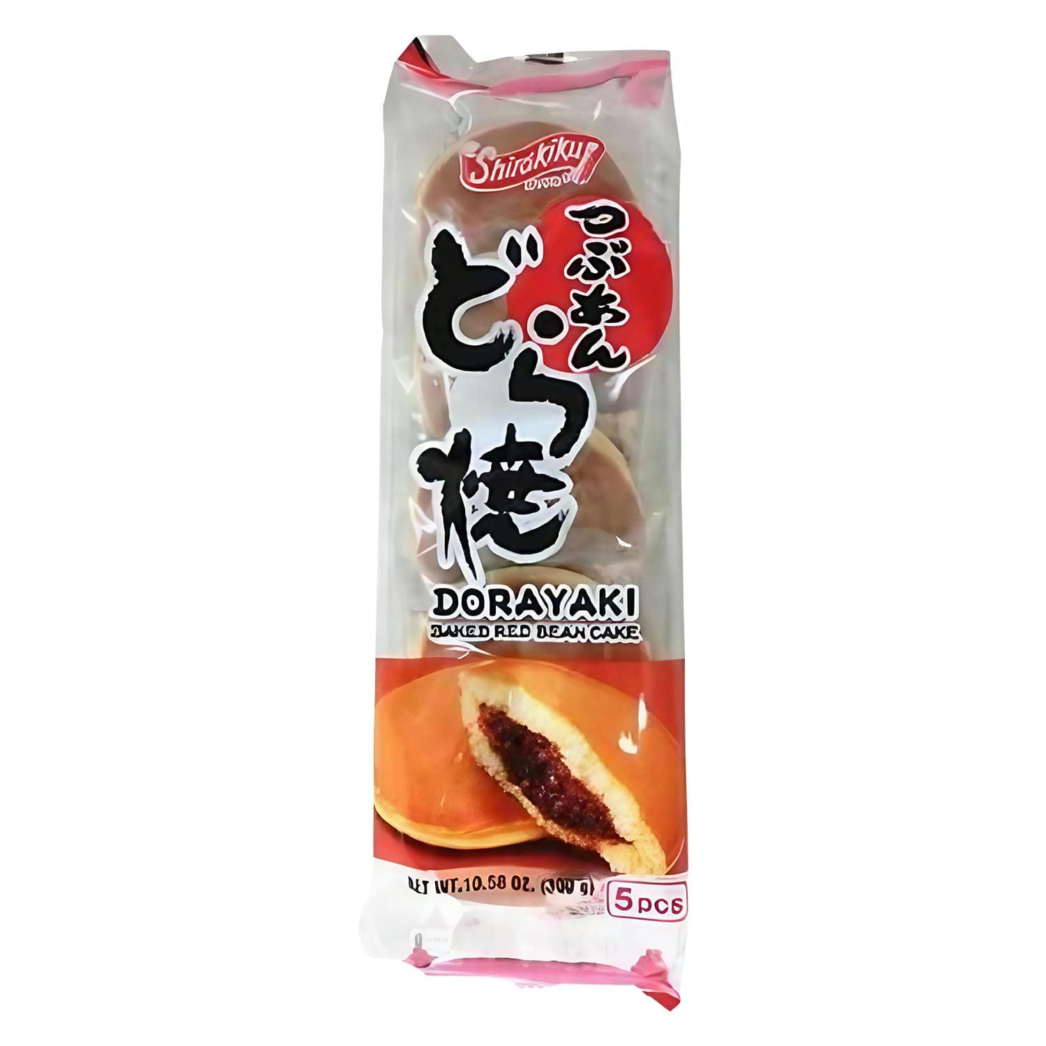 Shirakiku Dorayaki Red Bean Japanese Snacks – Mini Red Bean Pancakes from Japan – Sweet Asian Snacks, Popular Japanese Treat, 10.58 oz (Pack of 1)