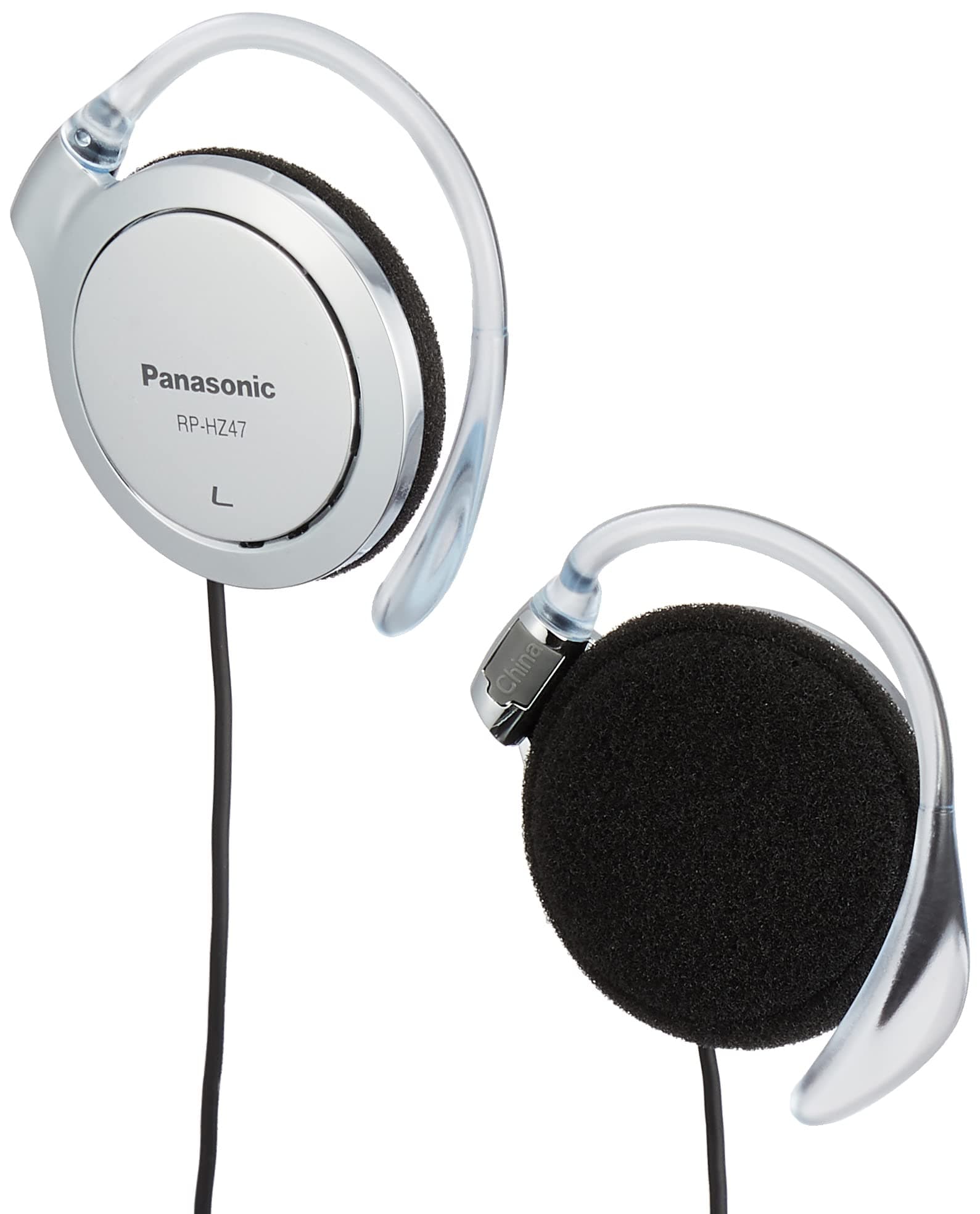 Panasonic RP-HZ47-S Silver Ear-Clip Headphones 9.9mm Ultra Slim RPHZ47 /G