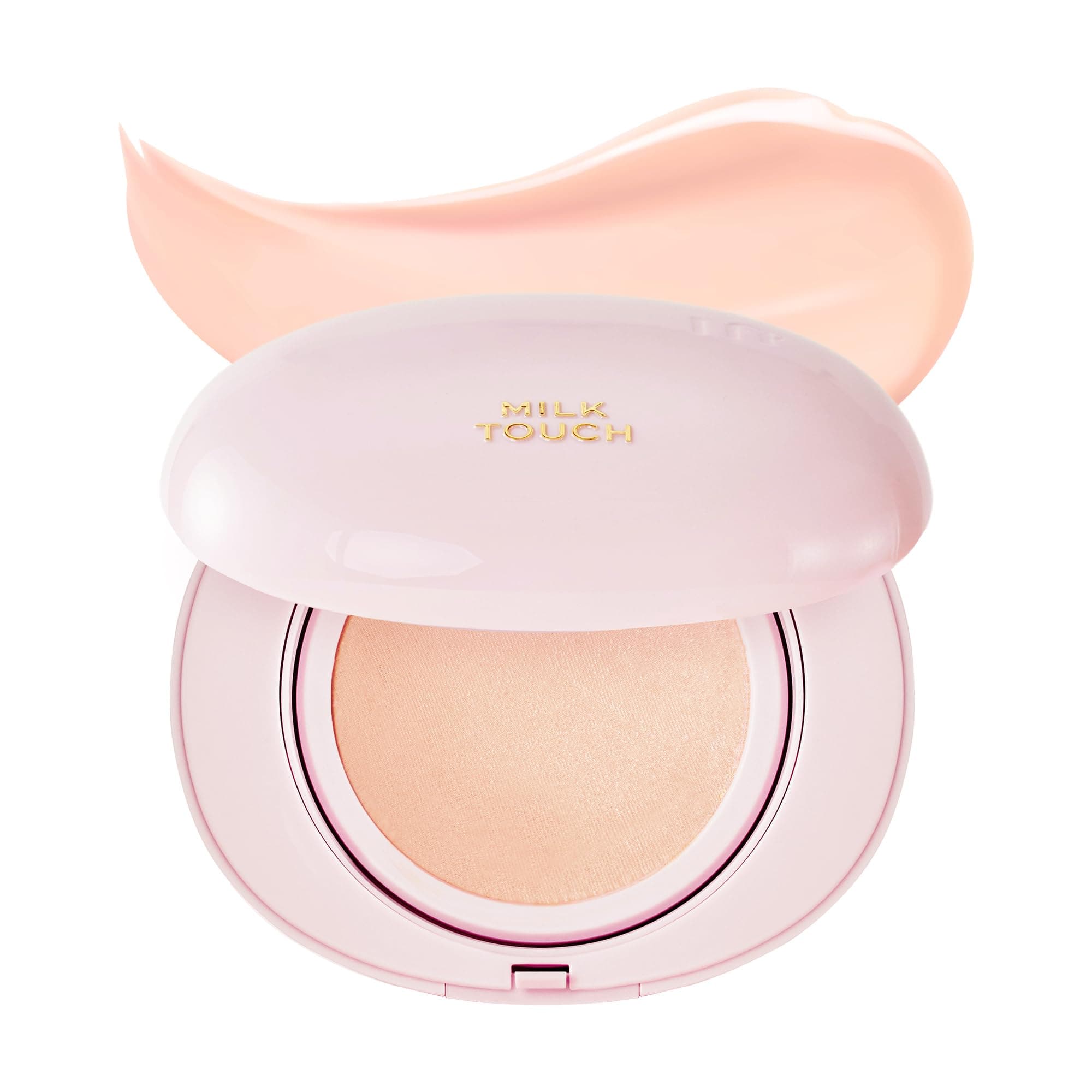 milktouch Cushion Foundation, 24H Flawless Skin, Radiant Shine, No Oxidation, Long-Lasting, Non-Creasing, 60% Hydrating Skincare Infused Korean Foundation (19C Rosy Ivory)