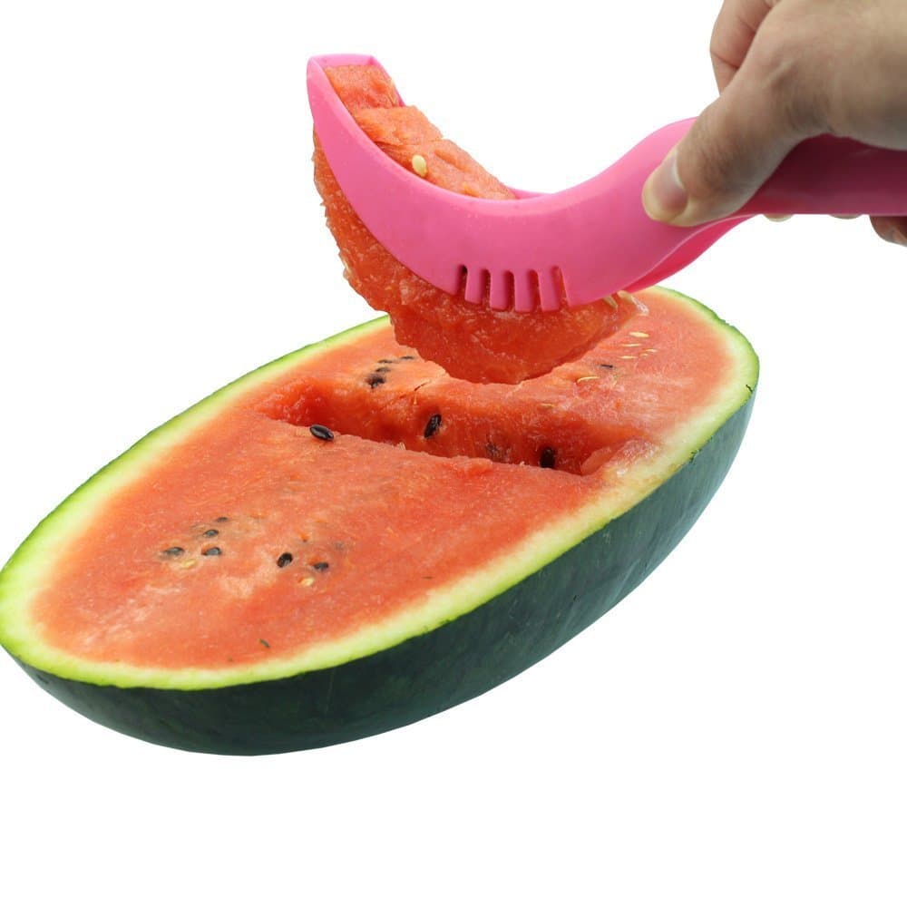 Liecho Watermelon Stainless Steel Slicer - Melon Cantaloupe Fruit Slicer,Cutter,Corer,Knife,Carver - Home,Kitchen,Professional Restaurant Chefs Carving Cutting Tools Gadgets