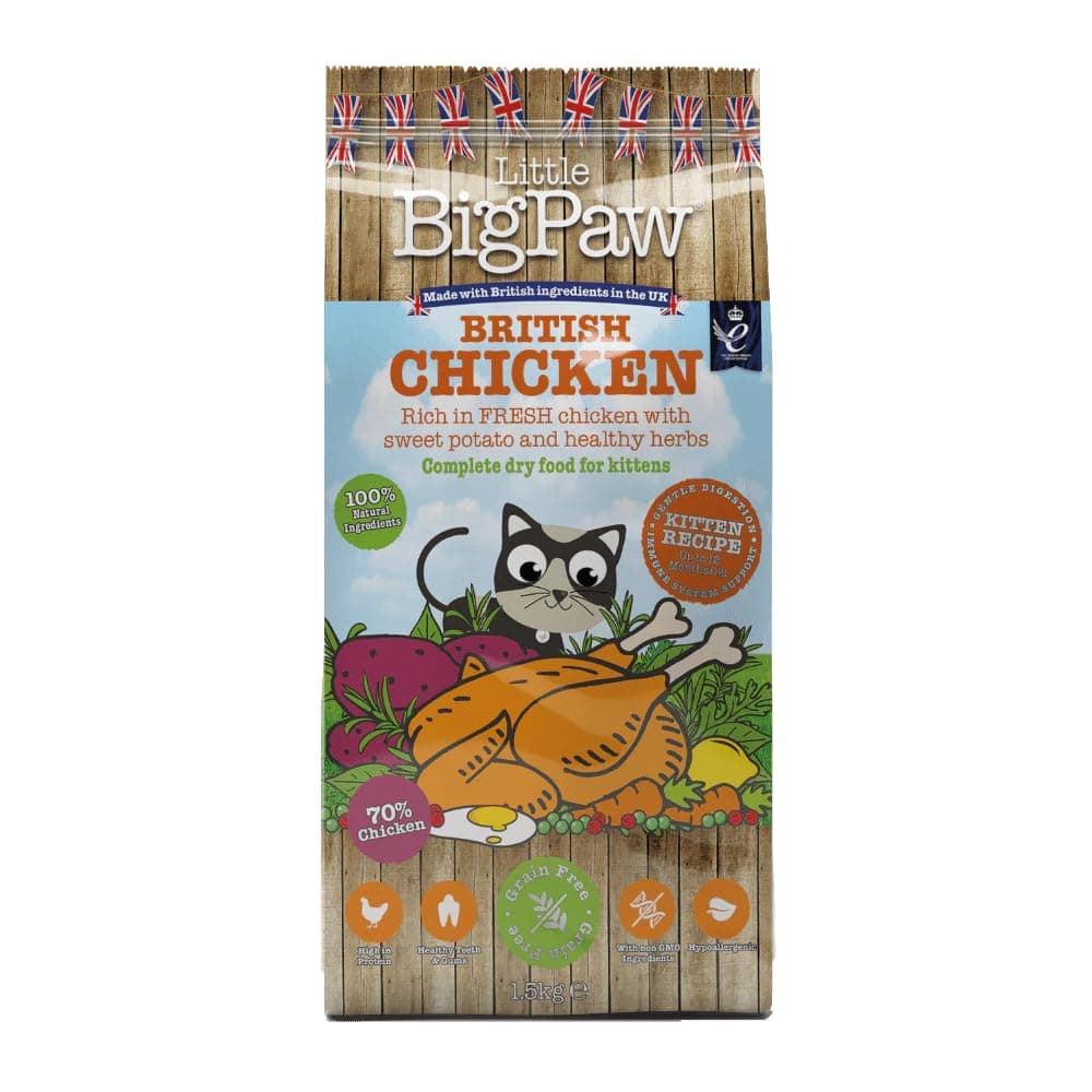 Little Big Paw British Chicken for Kitten 1.5kg