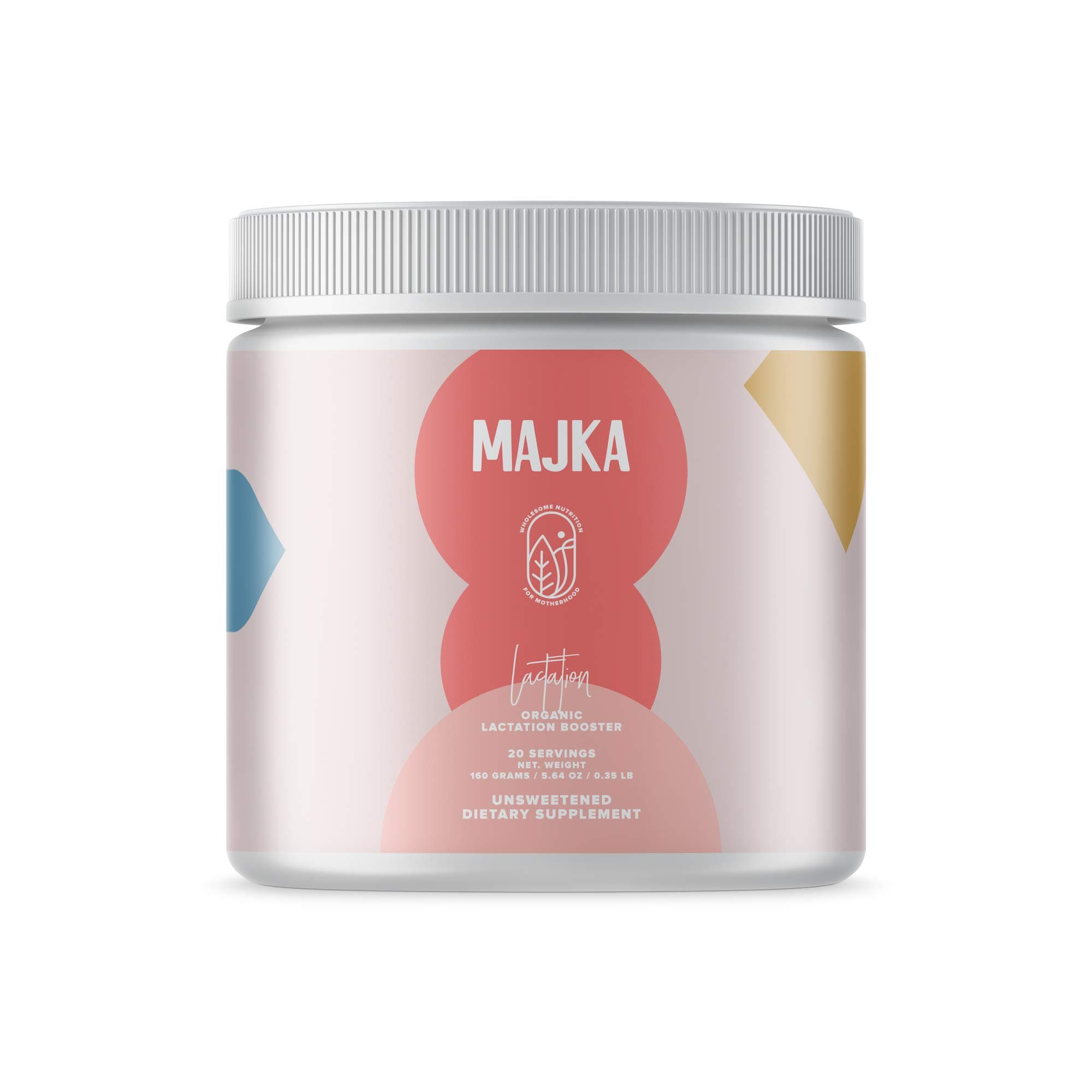 Majka | Lactation Booster Powder | Breastfeeding Supplement to Promote Healthy Breast Milk Supply | Gluten Free and Vegan | 20 Servings (Unsweetened 20 Servings)